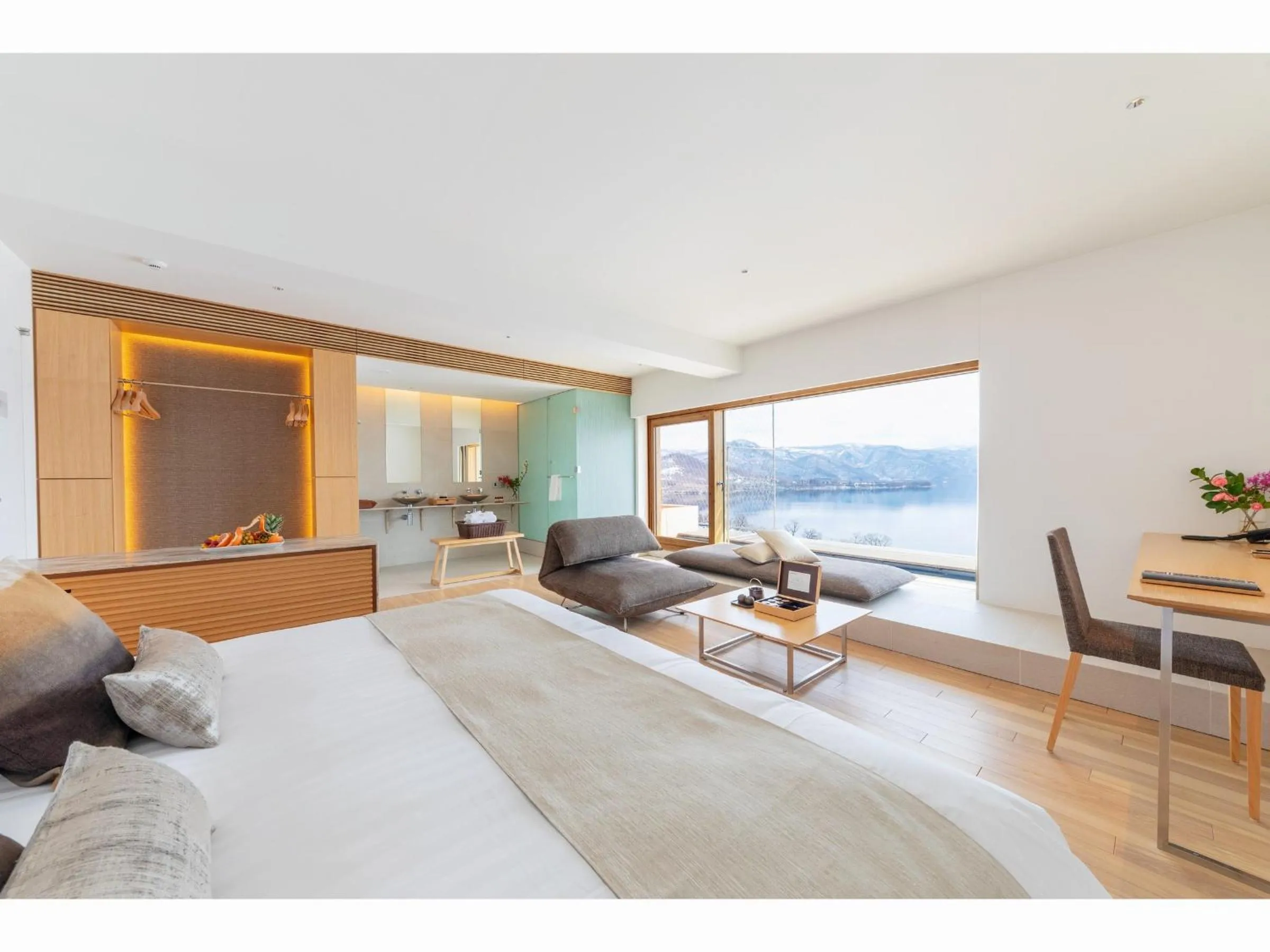 Living room in WE Hotel Toya