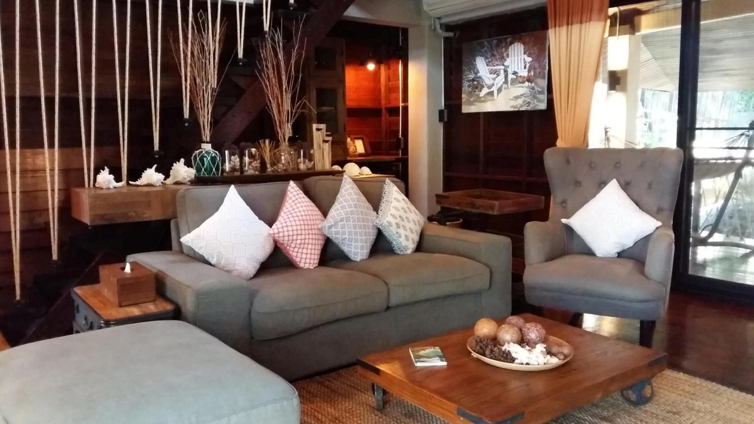 Living room in Koh Tao Cabana