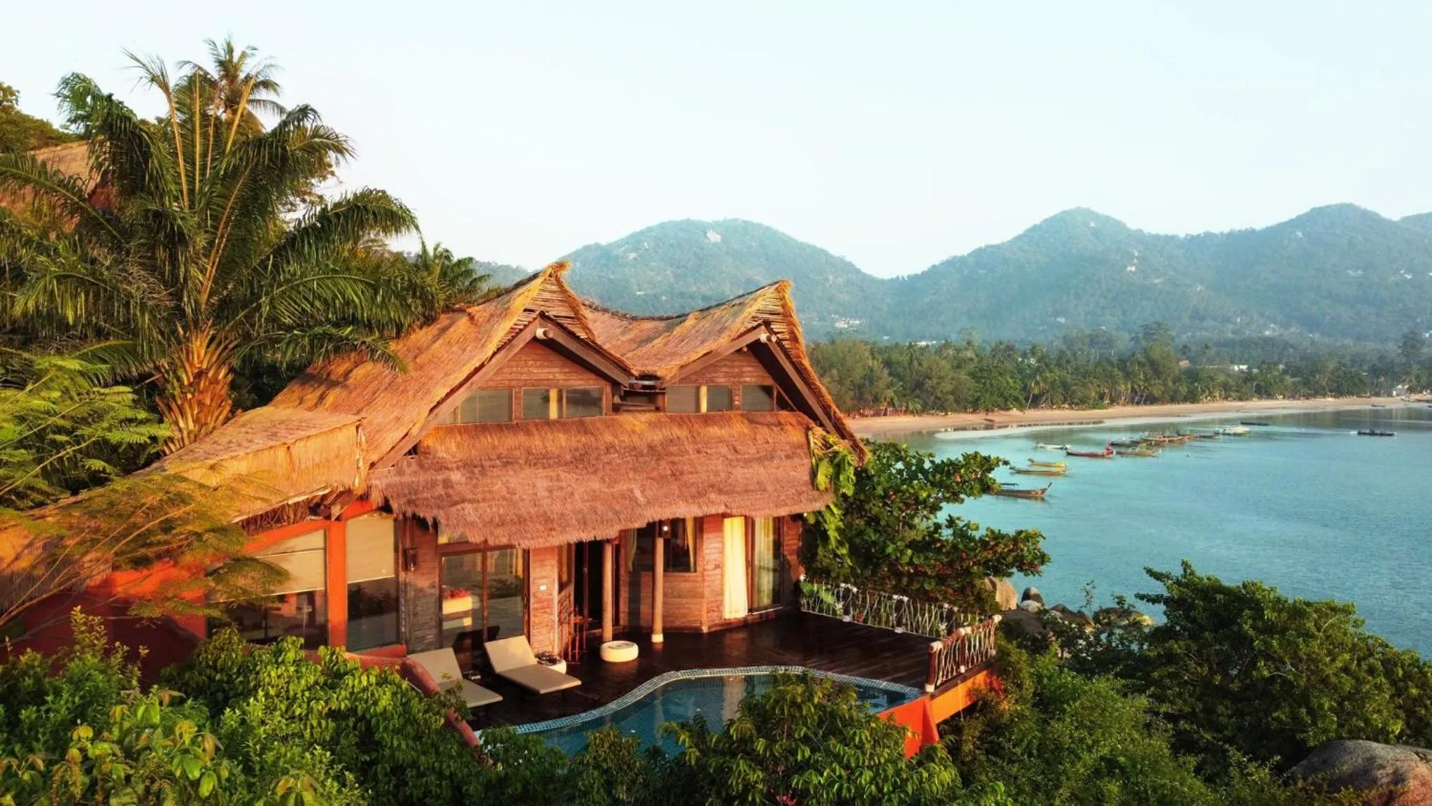 Bird's eye view in Koh Tao Cabana