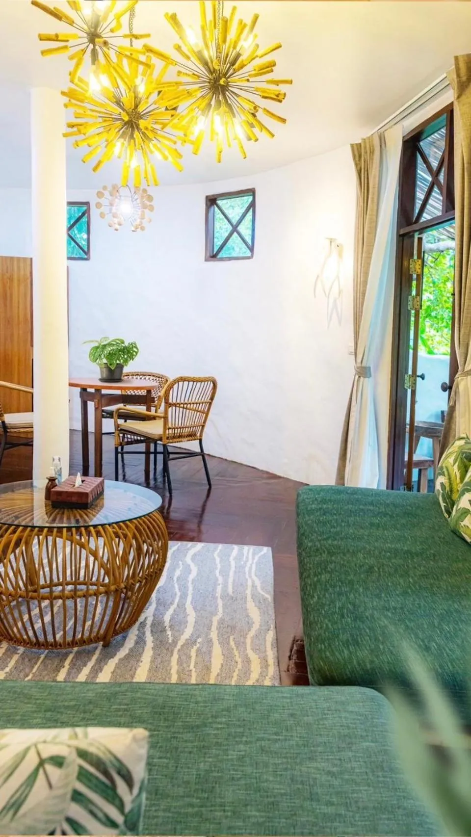 Living room in Koh Tao Cabana