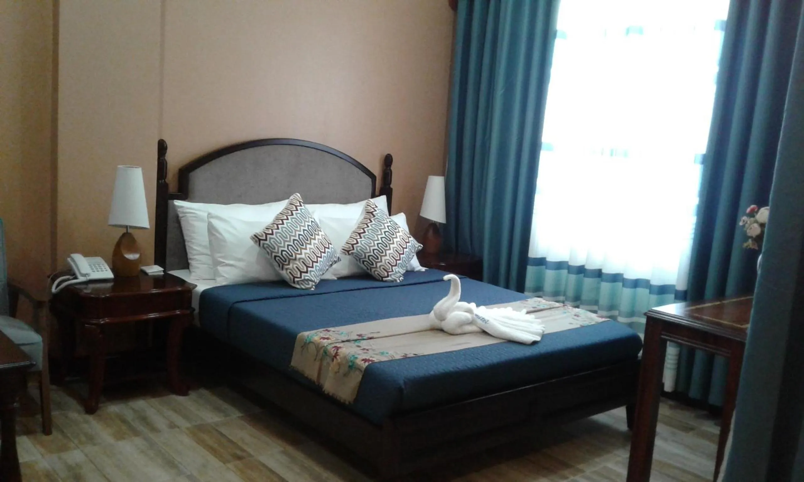 Bed in Charos Dormitel