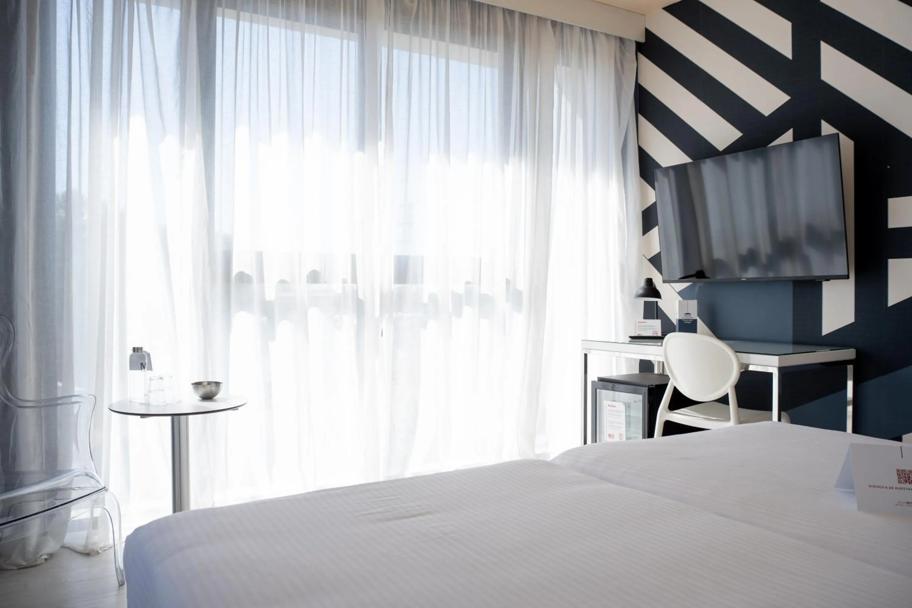 Bed in Hotel Málaga Nostrum Airport