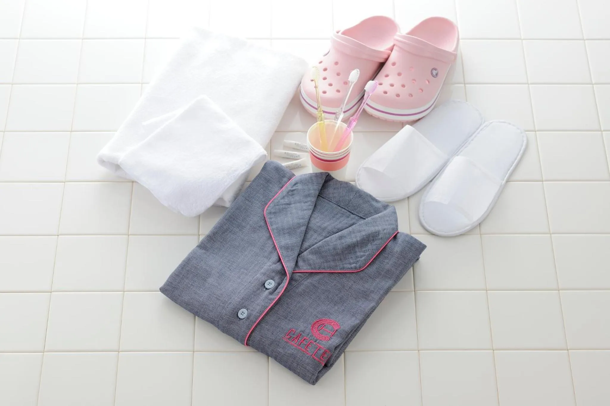 Bathroom in CAFETEL Kyoto Sanjo for Ladies