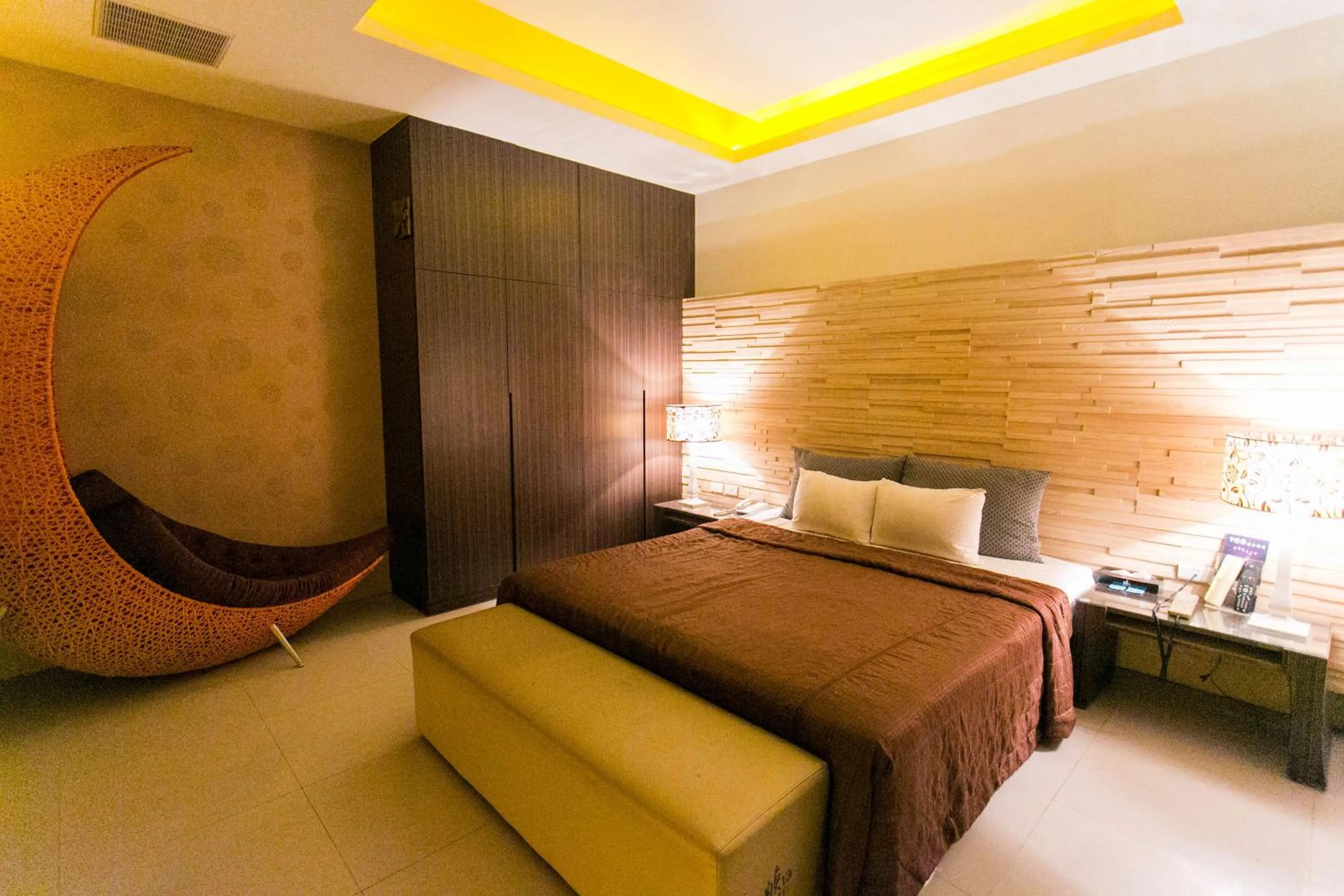 Bed in Zhen 13 Villa Motel