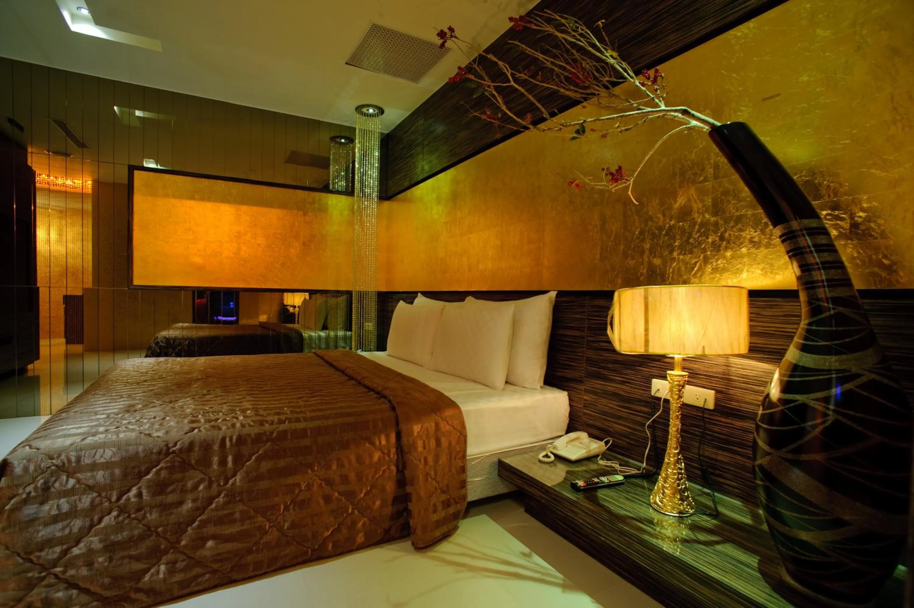 Bed in Zhen 13 Villa Motel