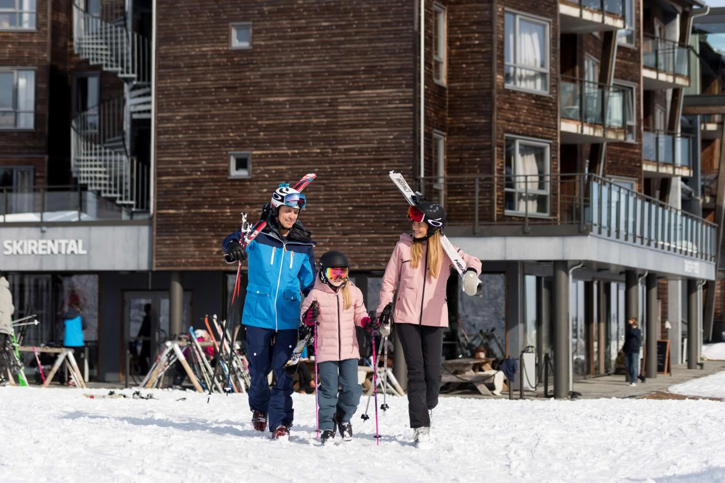 On site in Skistar Lodge Trysil