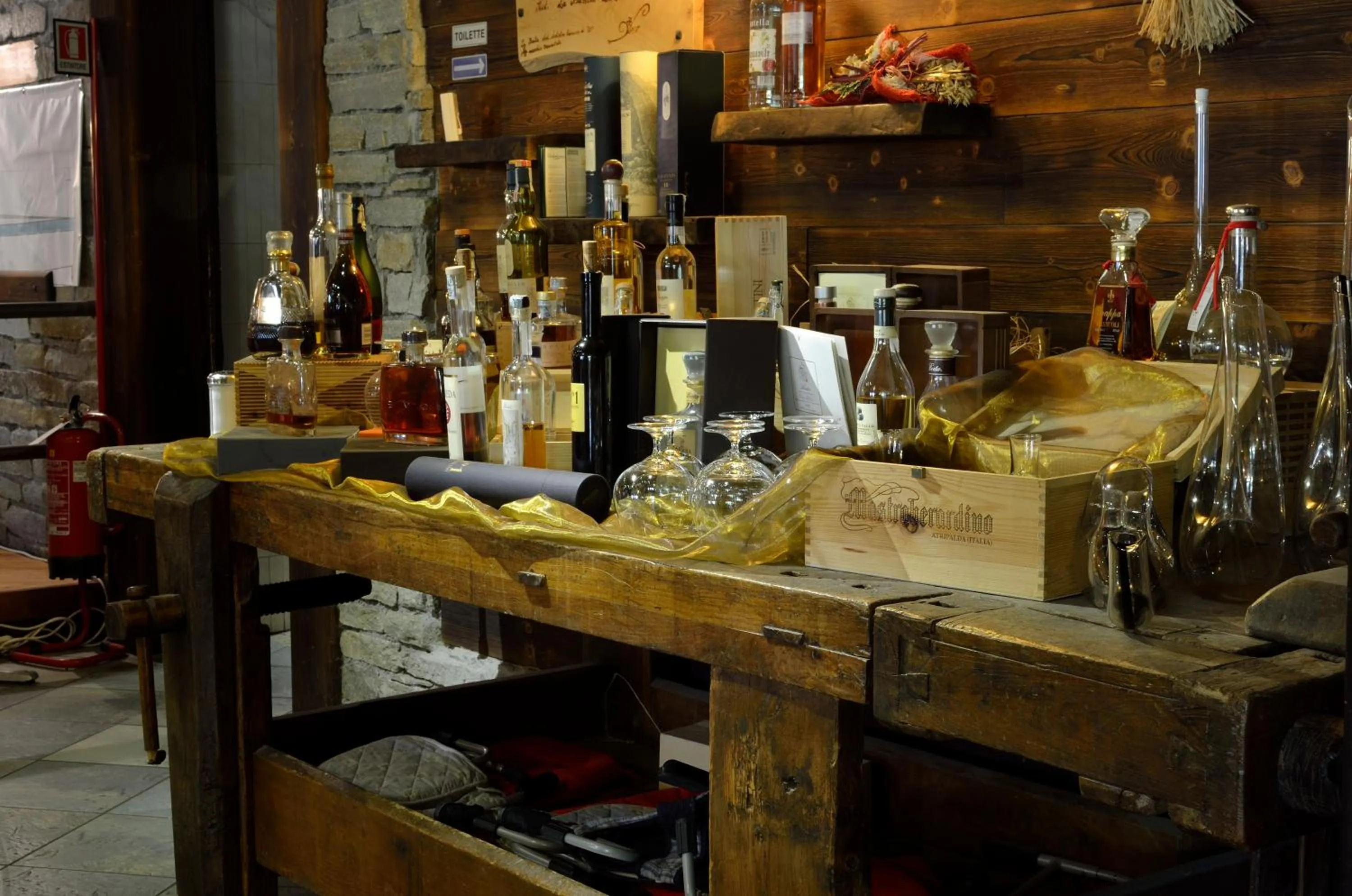 Decorative detail in Hotel Saligari