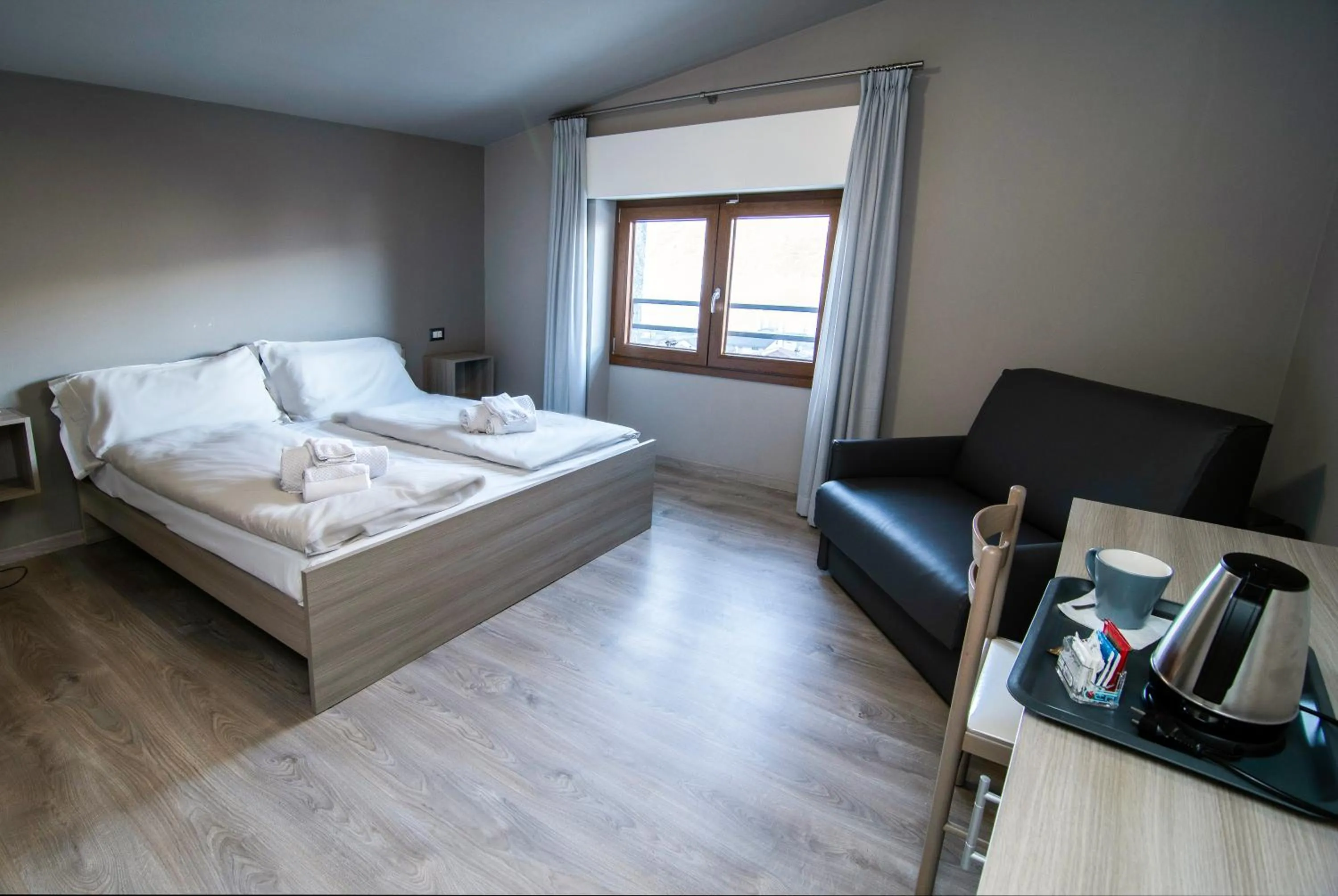 Bedroom, Bed in Hotel Saligari