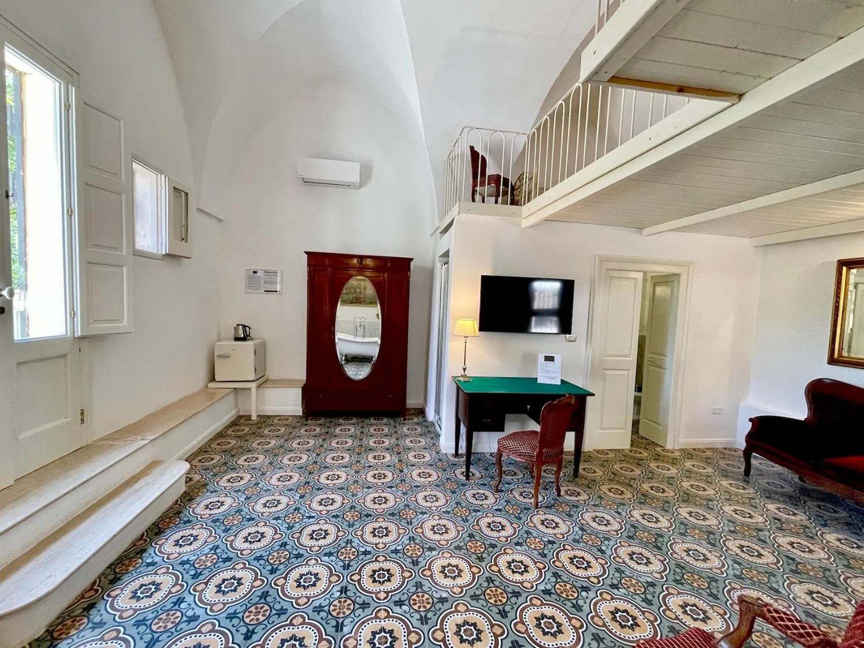 Seating area in Villa Scinata Dimora Storica