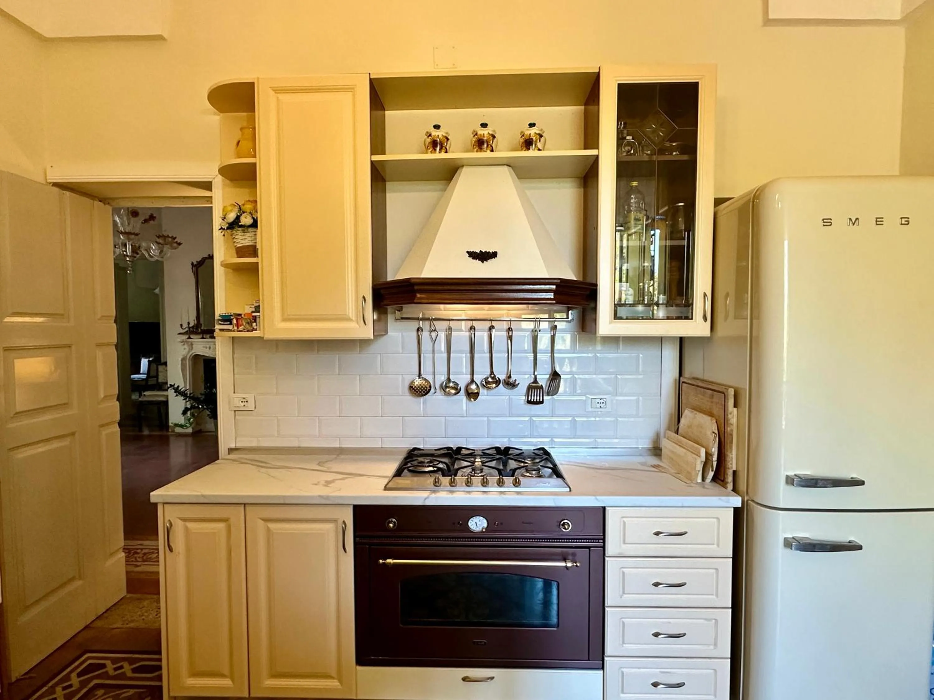 kitchen in Villa Scinata Dimora Storica