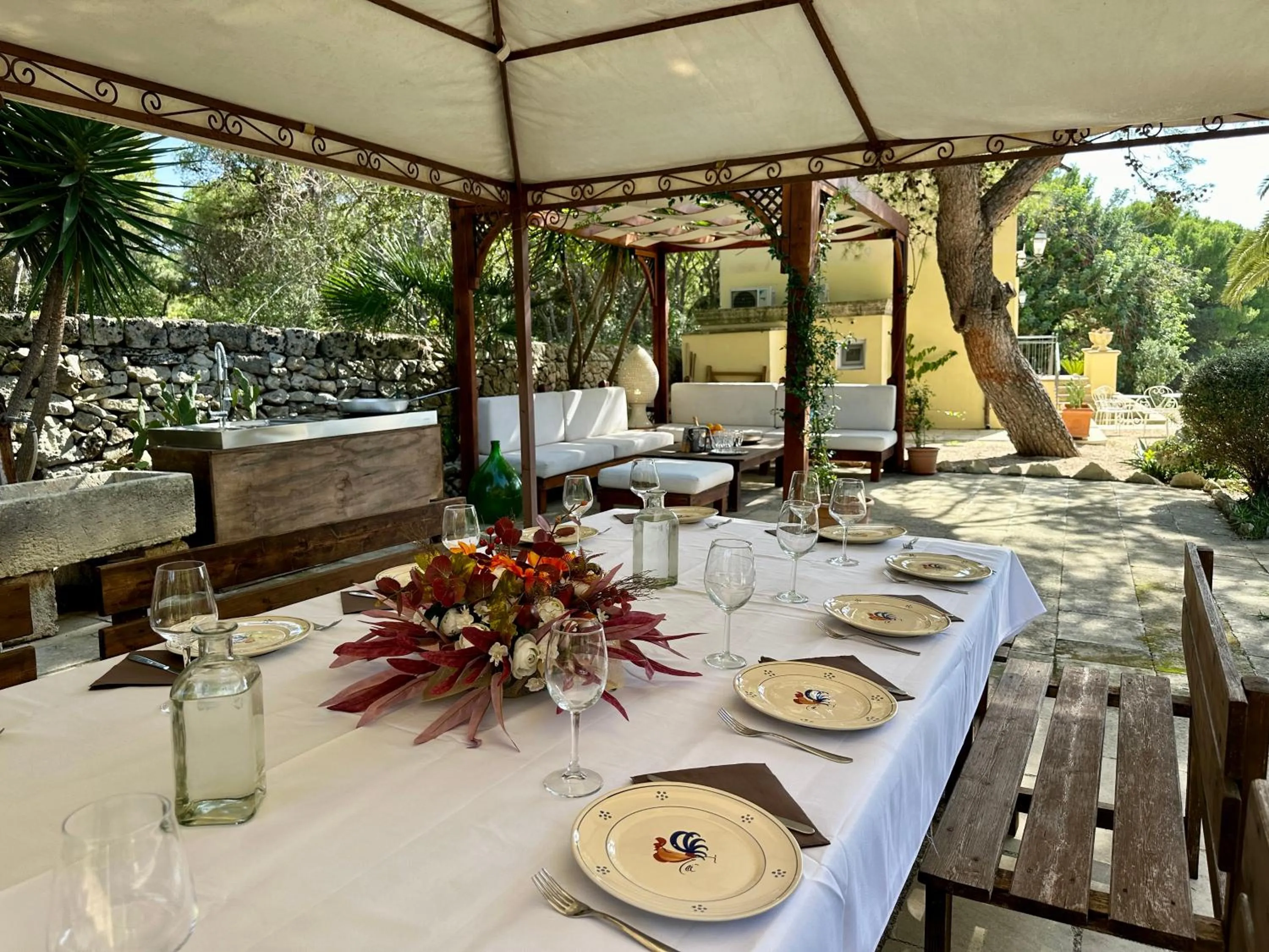 Patio in Villa Scinata Dimora Storica