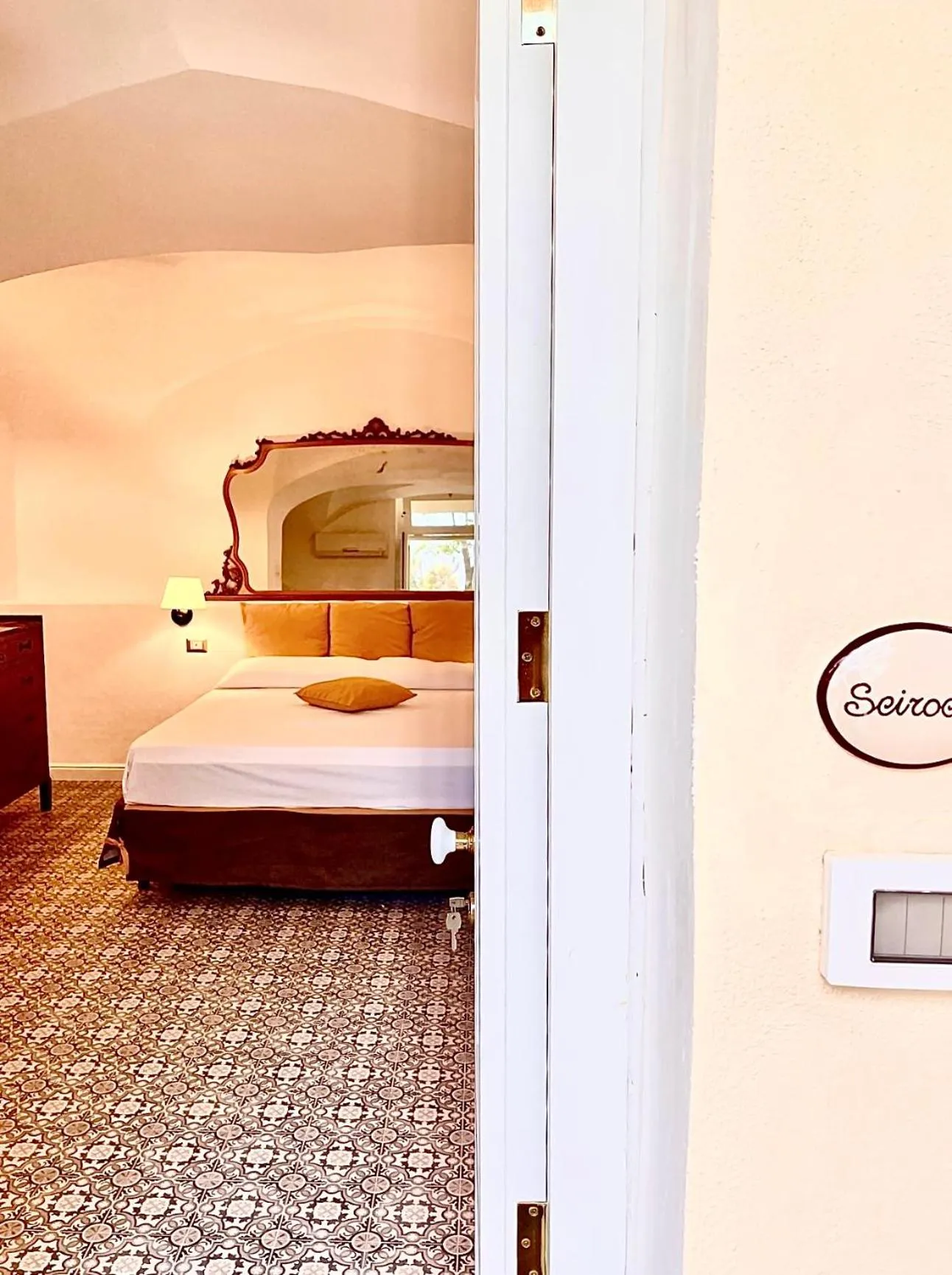 Bedroom in Villa Scinata Dimora Storica