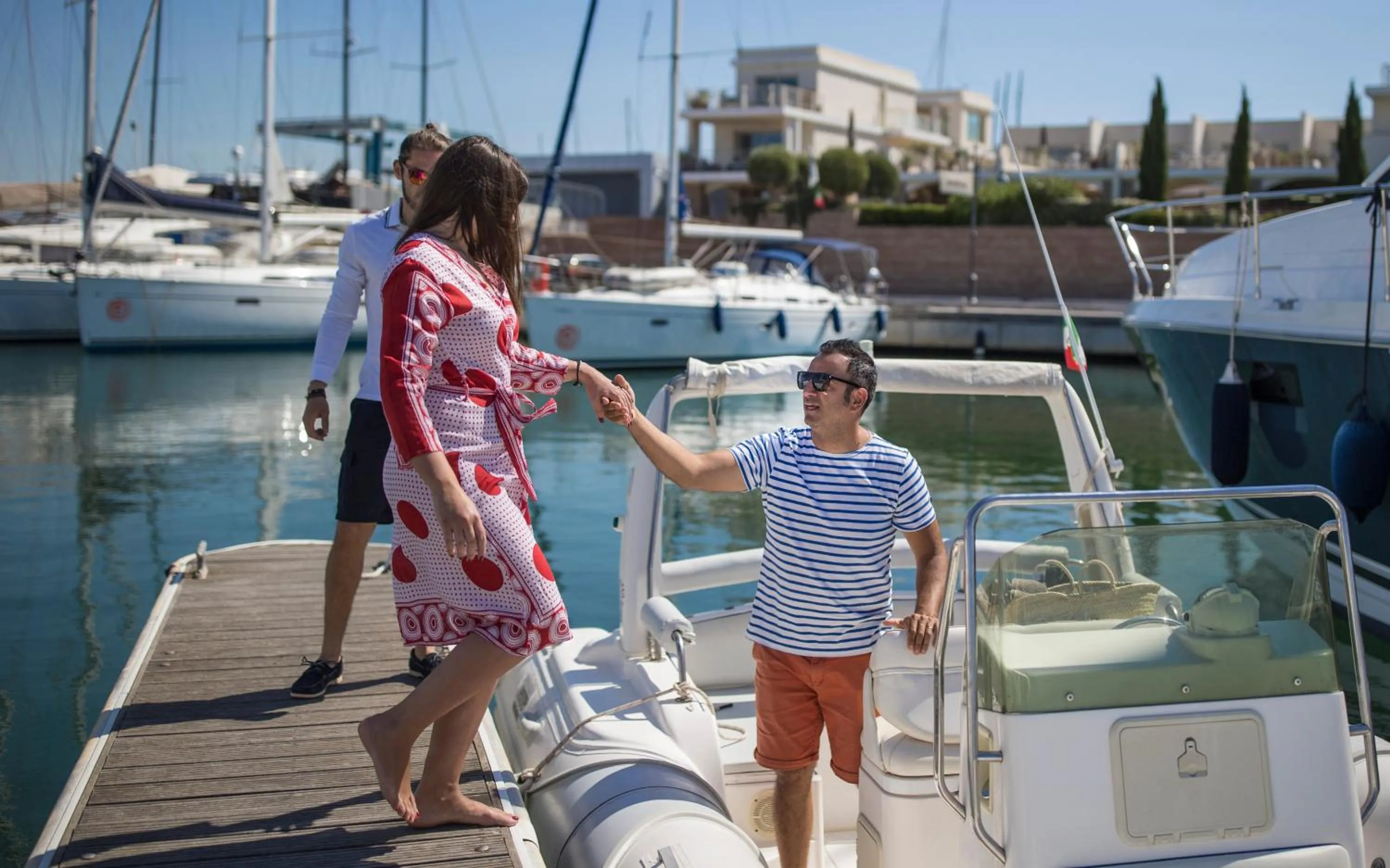 People in Marina di Scarlino Resort