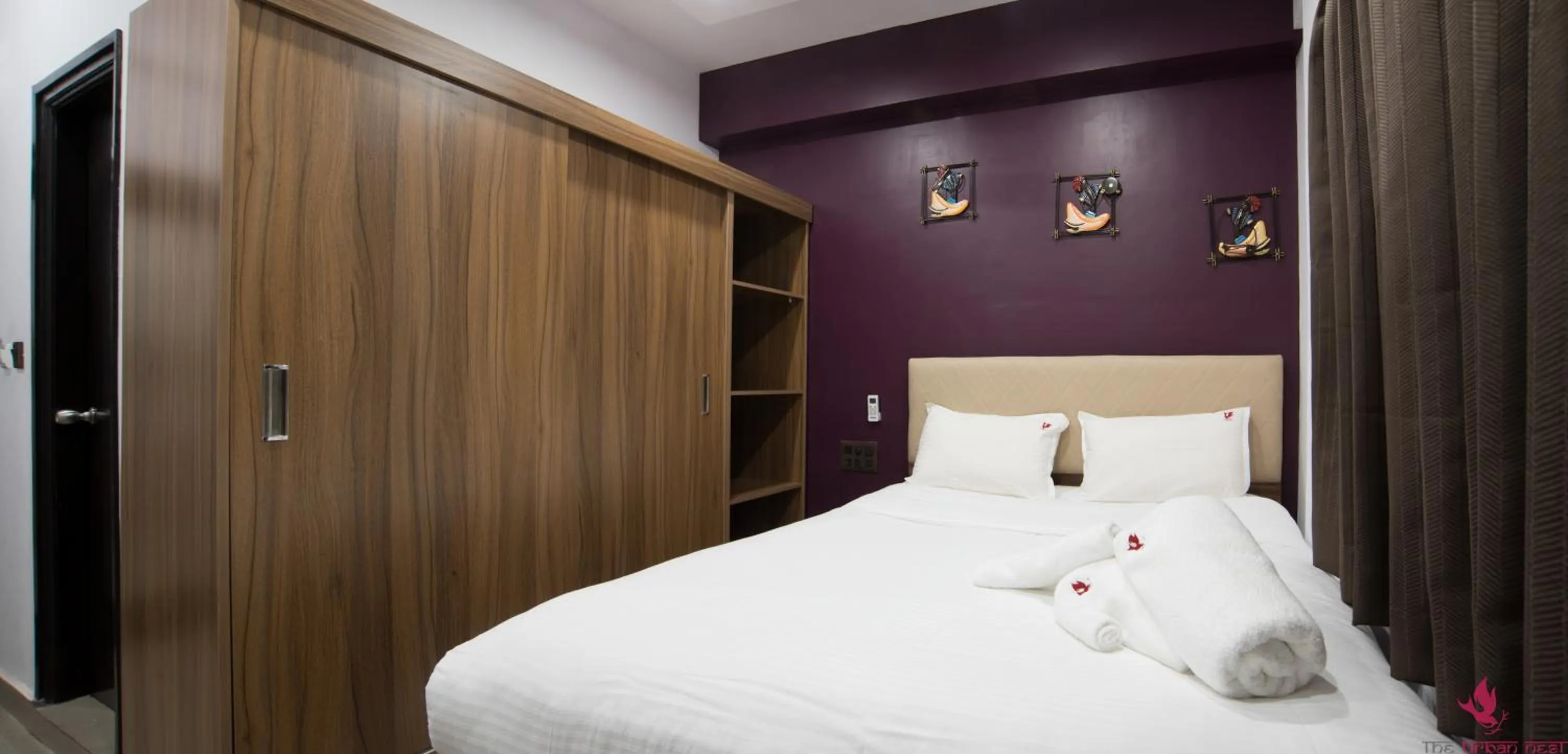 Bedroom, Bed in The Urban Nest