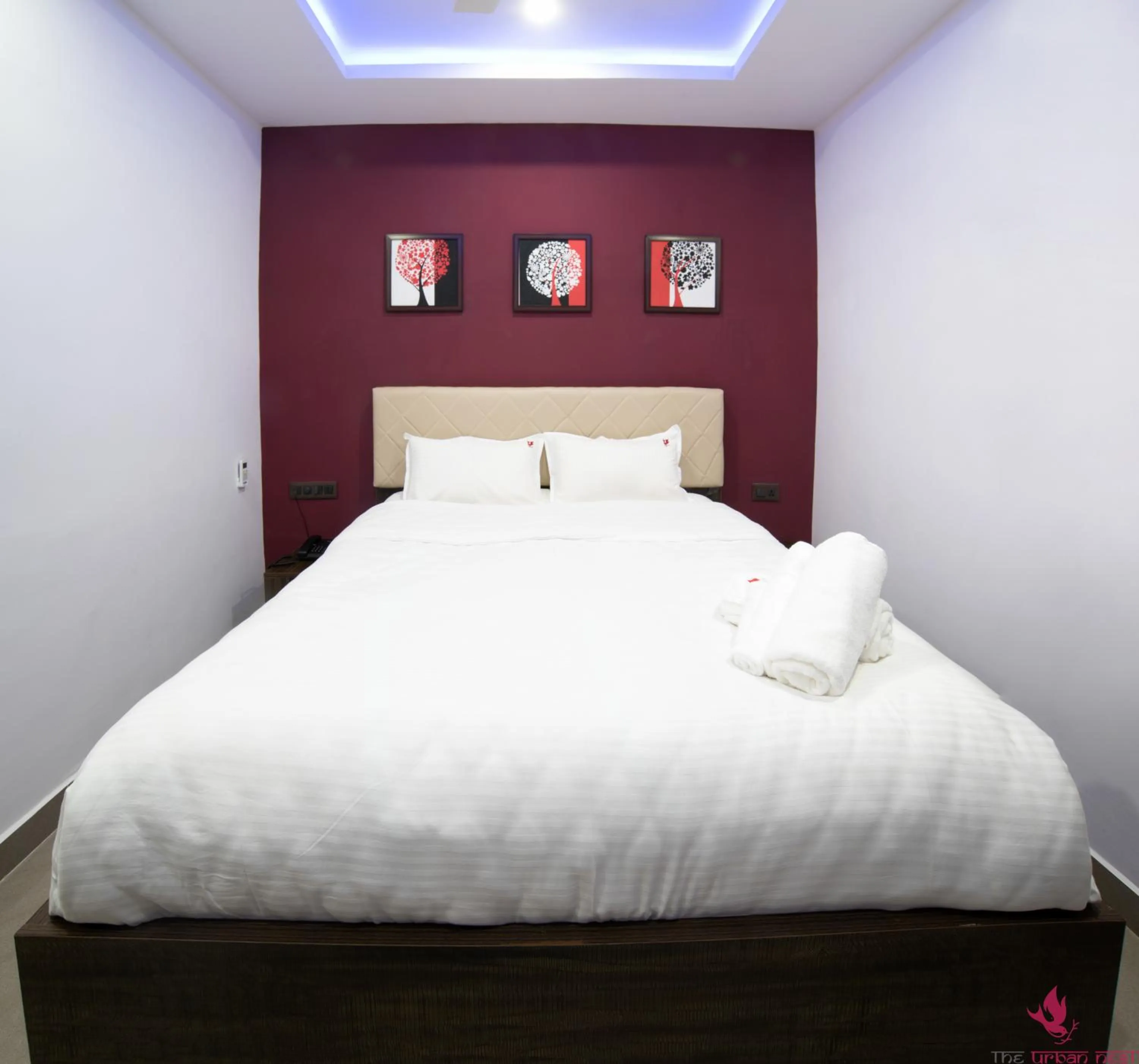 Bedroom, Bed in The Urban Nest