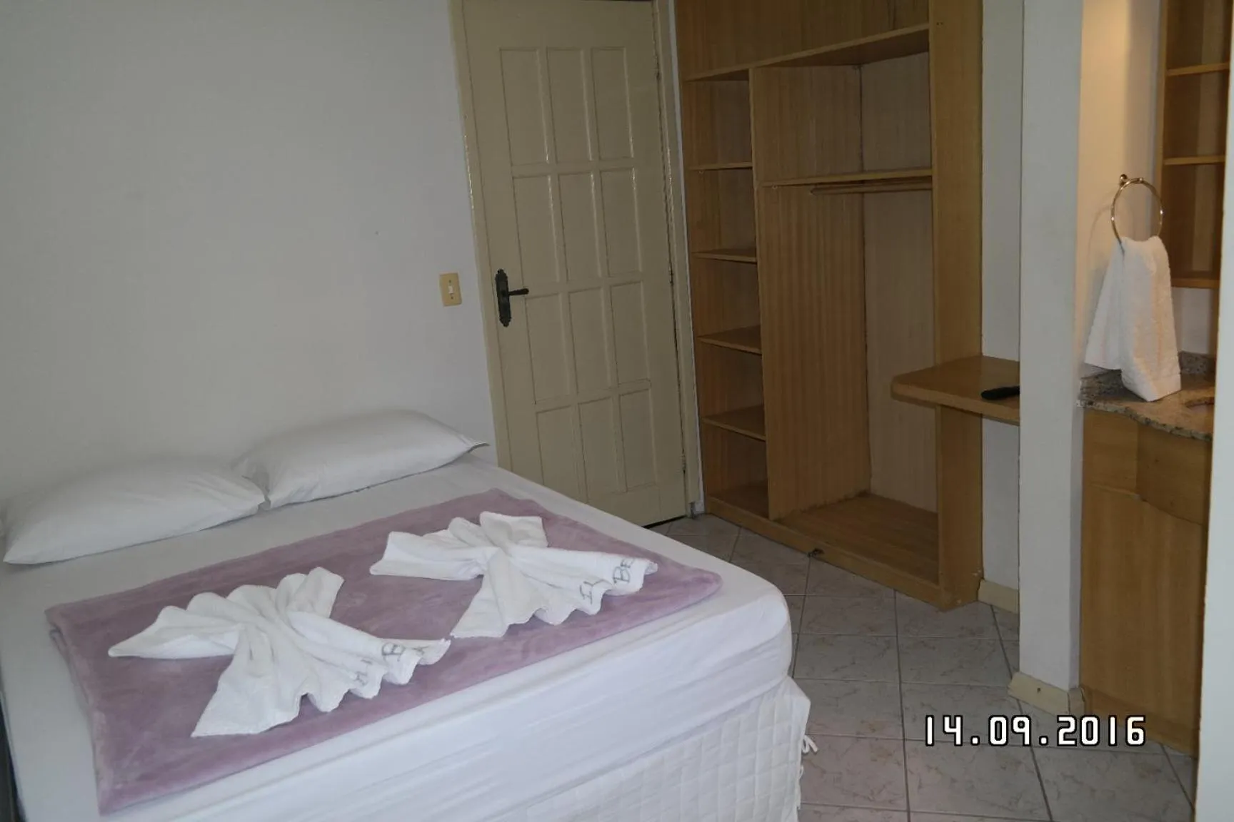 Bed in Hotel Pousada Ilha do Mar Bombinhas