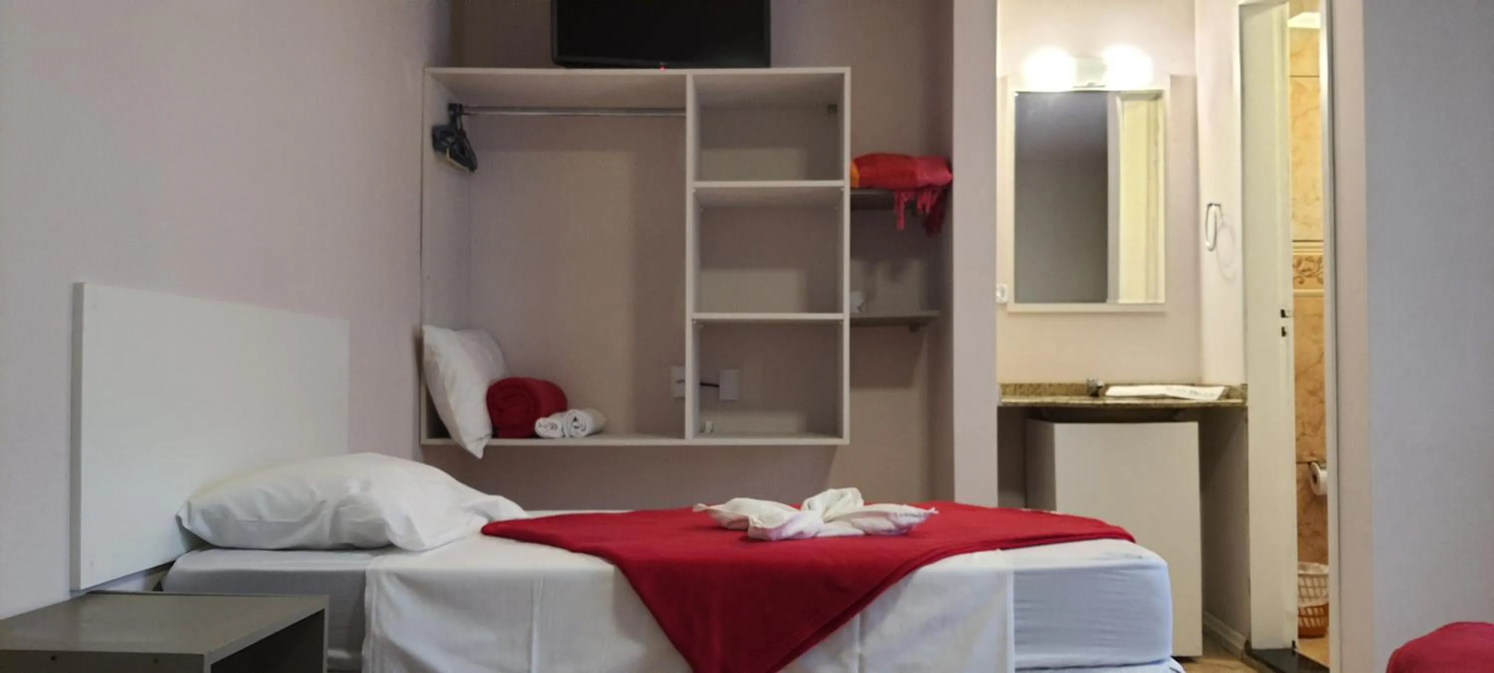 Bed in Hotel Pousada Ilha do Mar Bombinhas