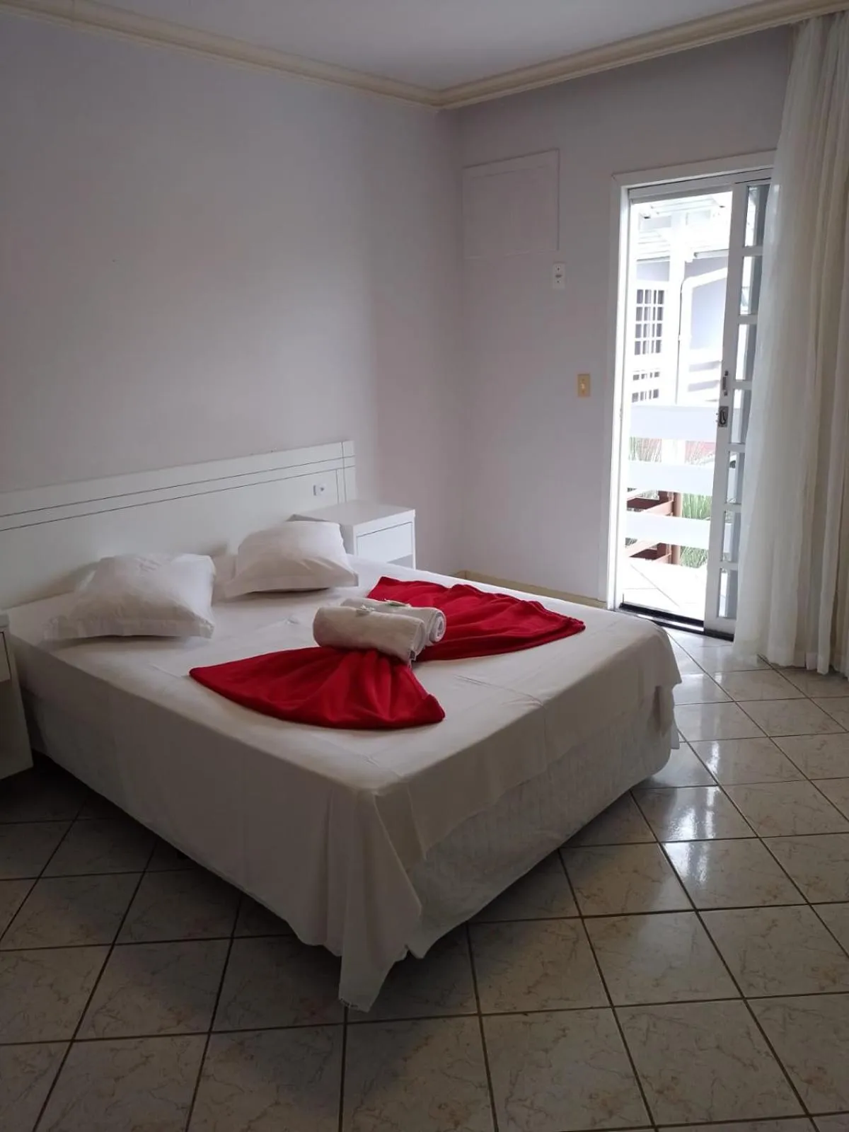 Bed in Hotel Pousada Ilha do Mar Bombinhas