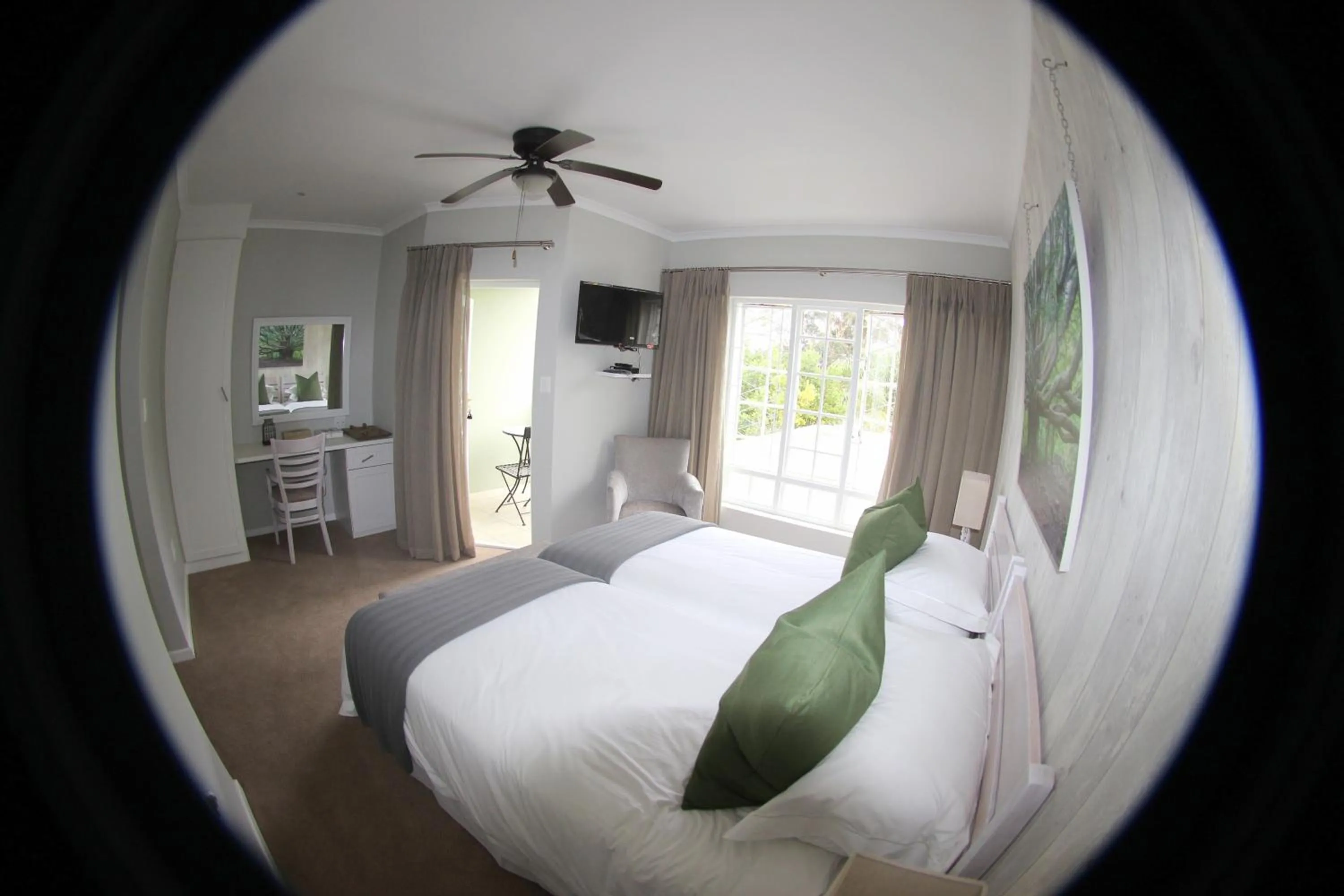 Photo of the whole room, Bed in Lodge on Main Guest House and Conference Centre