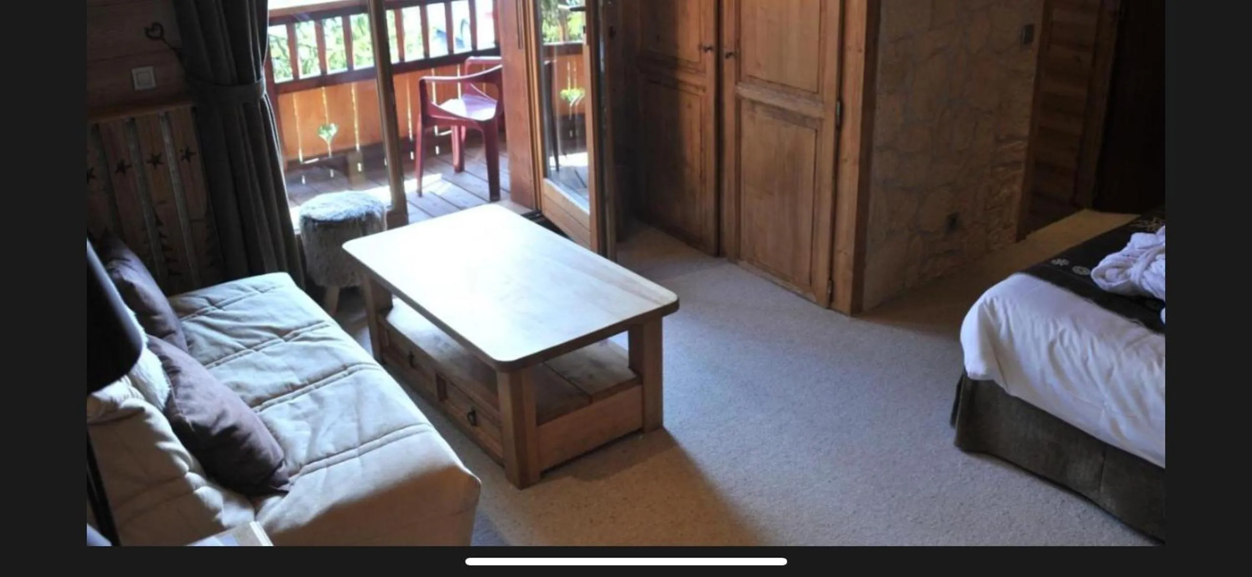 Bed in Hôtel Chalet Alpage