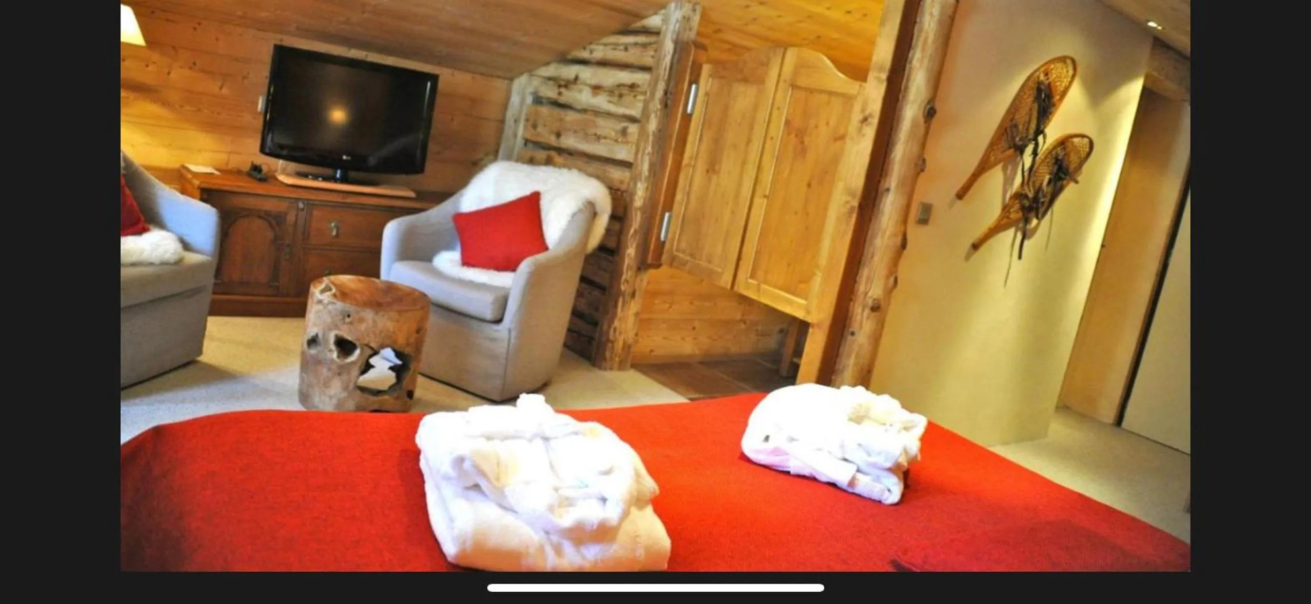 Bed in Hôtel Chalet Alpage