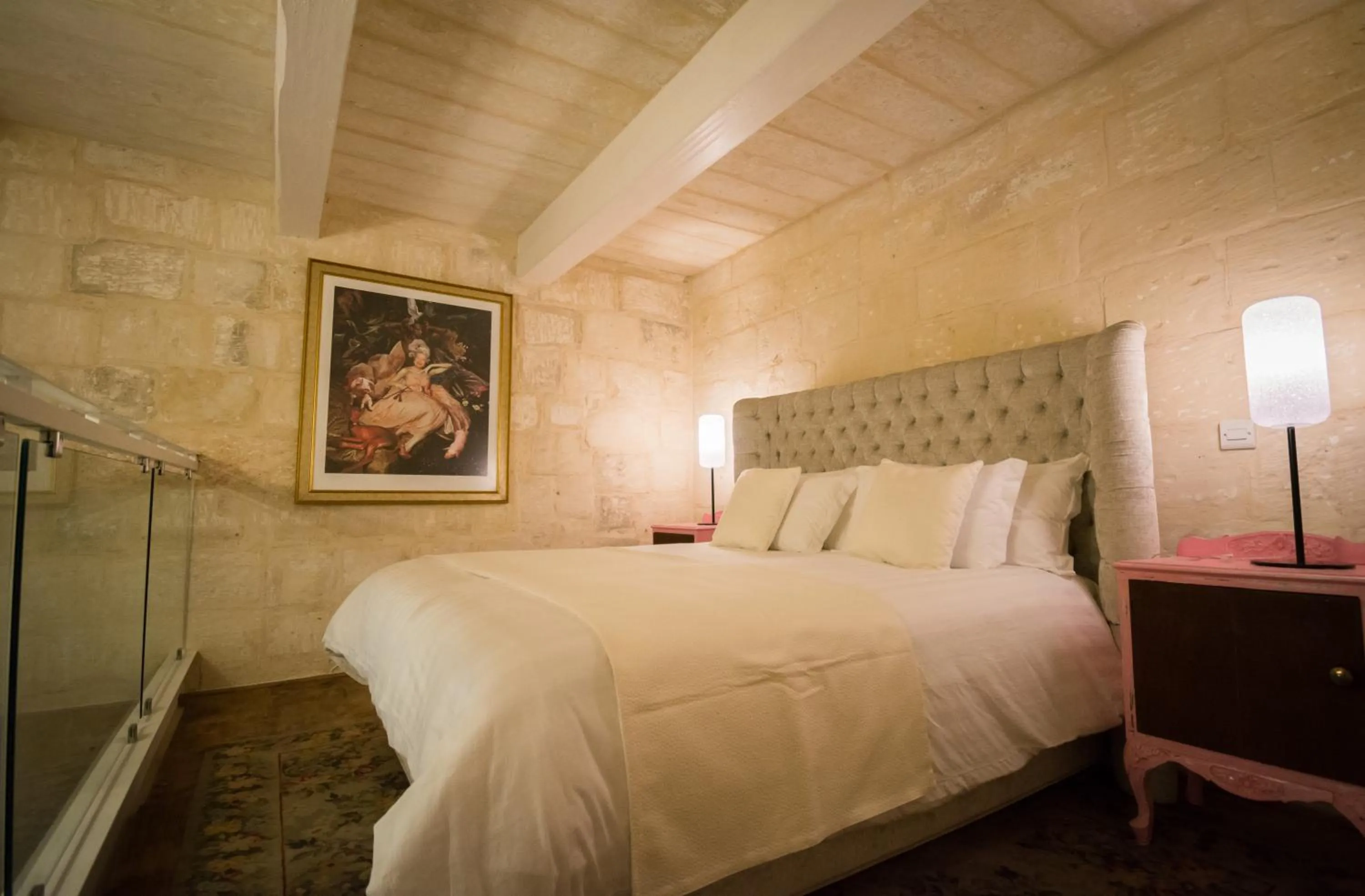 Bed in Valletta Lucente Guest House