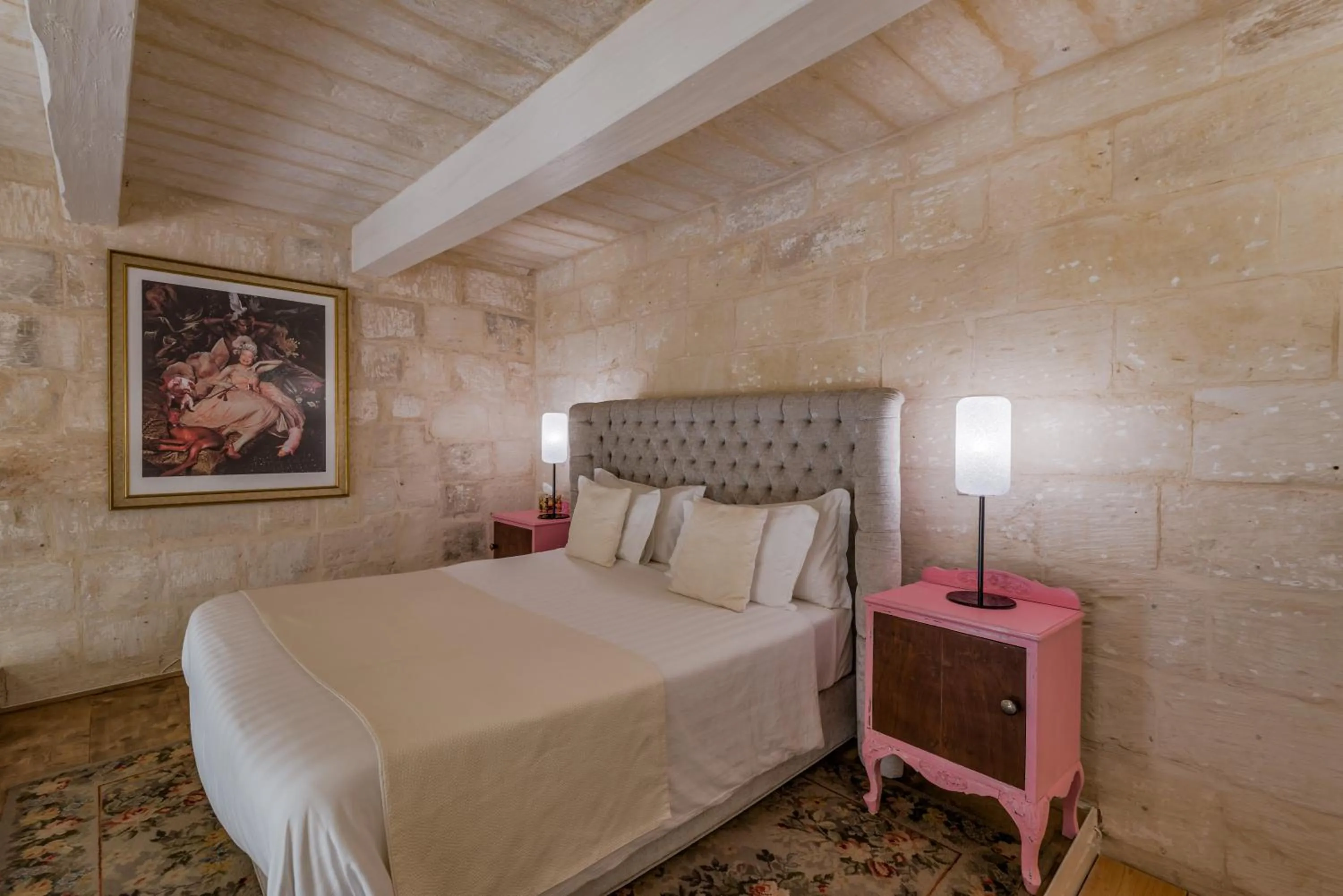 Bed in Valletta Lucente Guest House