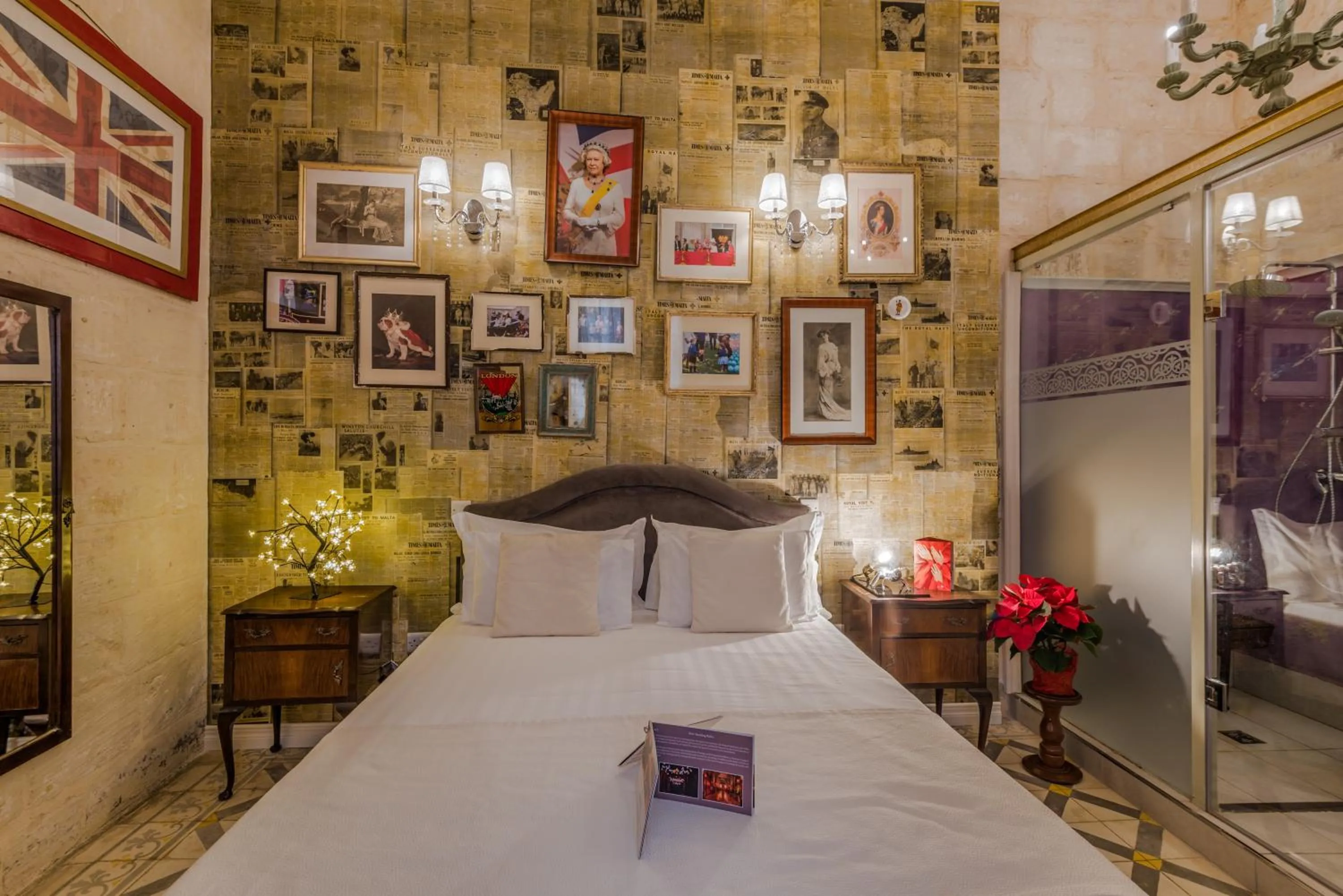 Bed in Valletta Lucente Guest House