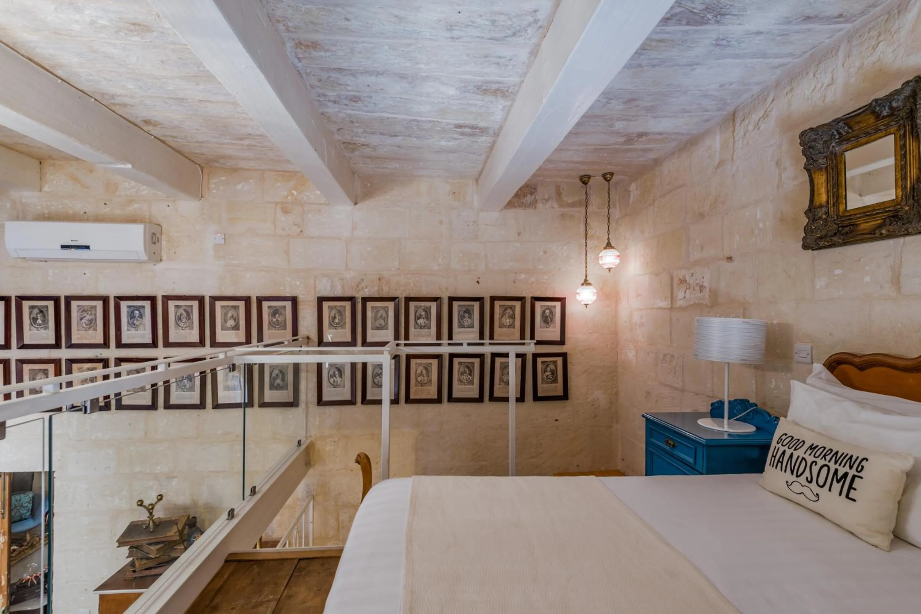 Bed in Valletta Lucente Guest House