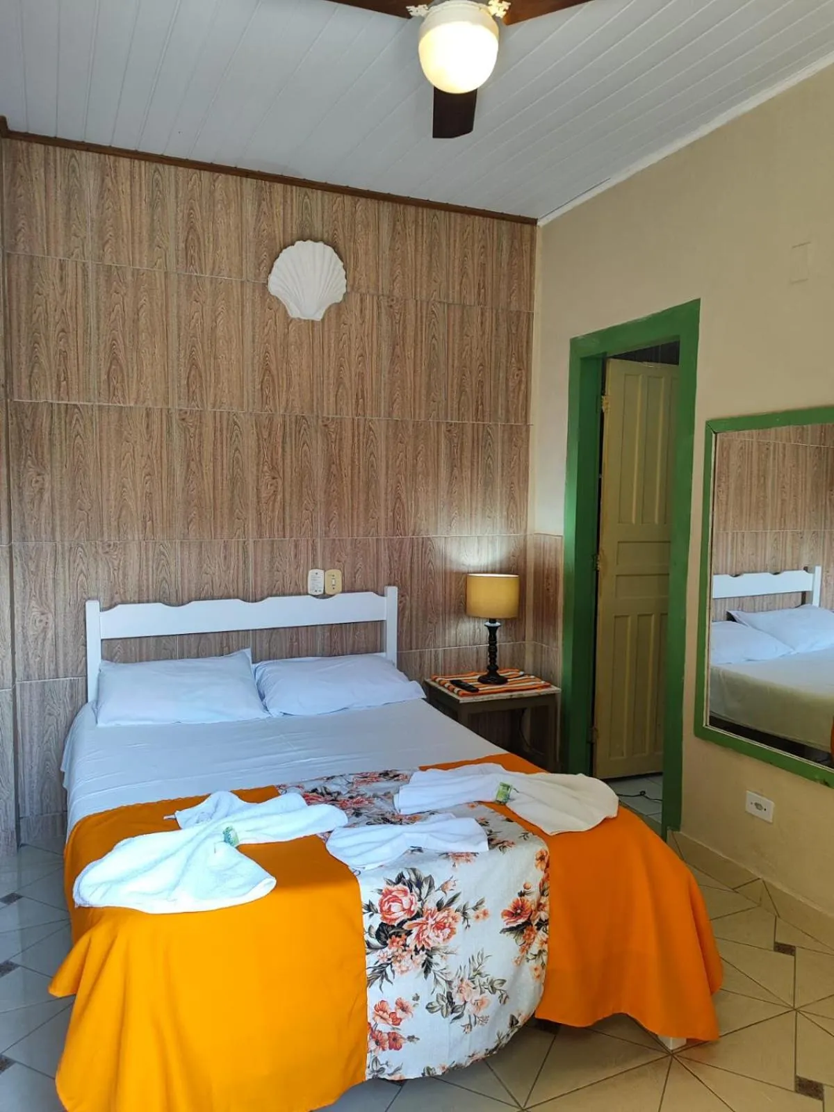 Bed in Pousada Florescer