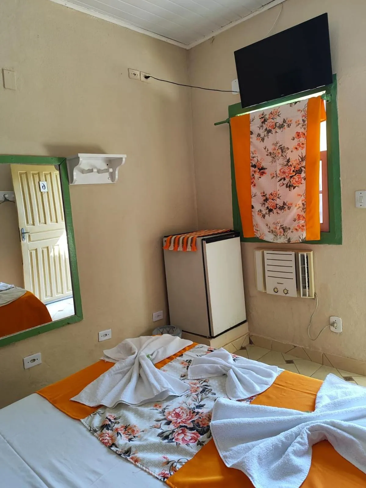 Bed in Pousada Florescer