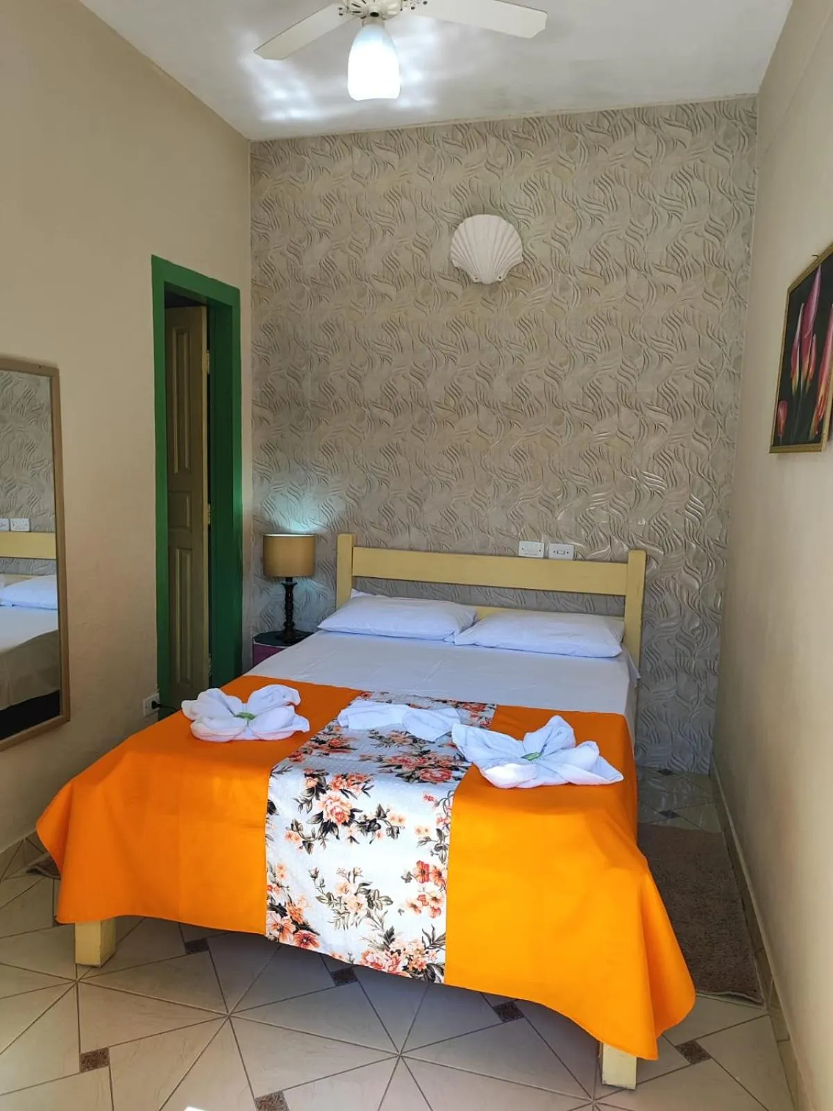 Bed in Pousada Florescer