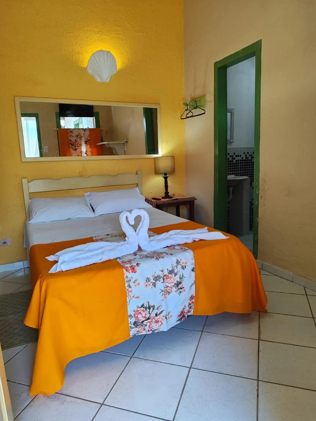 Bed in Pousada Florescer