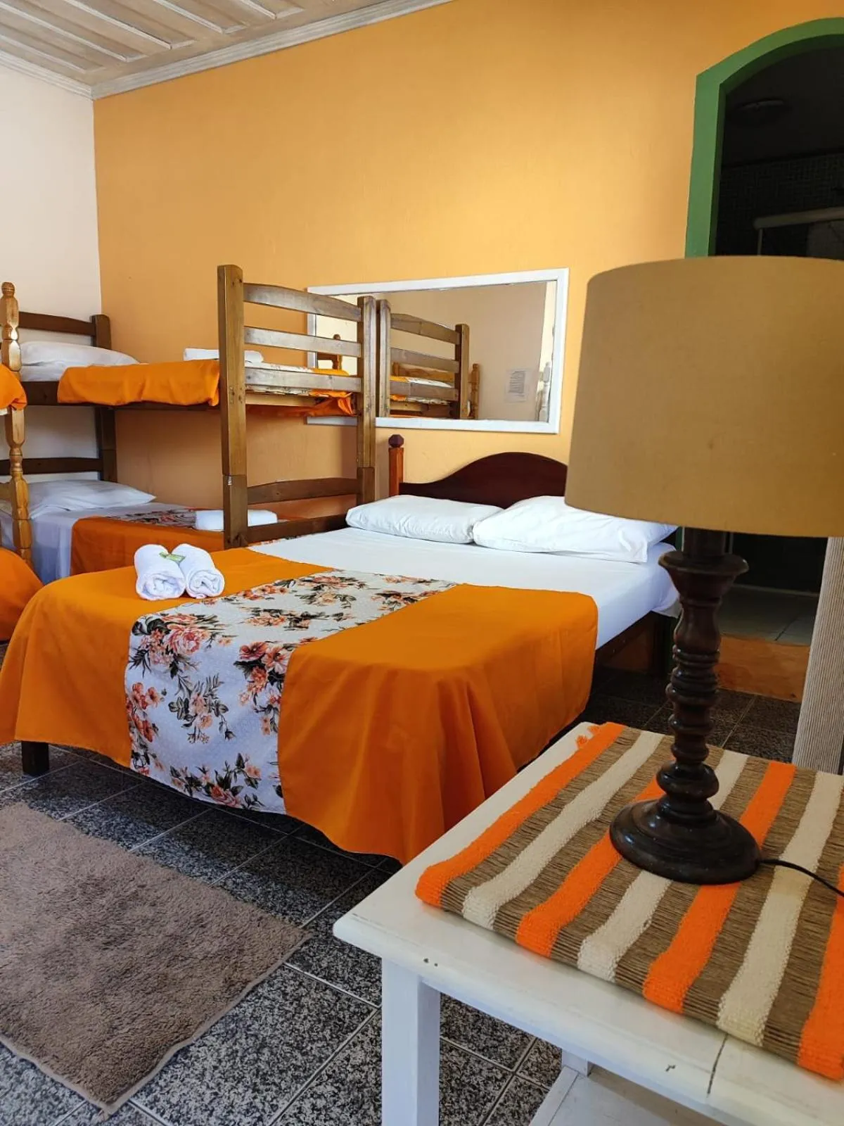 Property building, Bed in Pousada Florescer