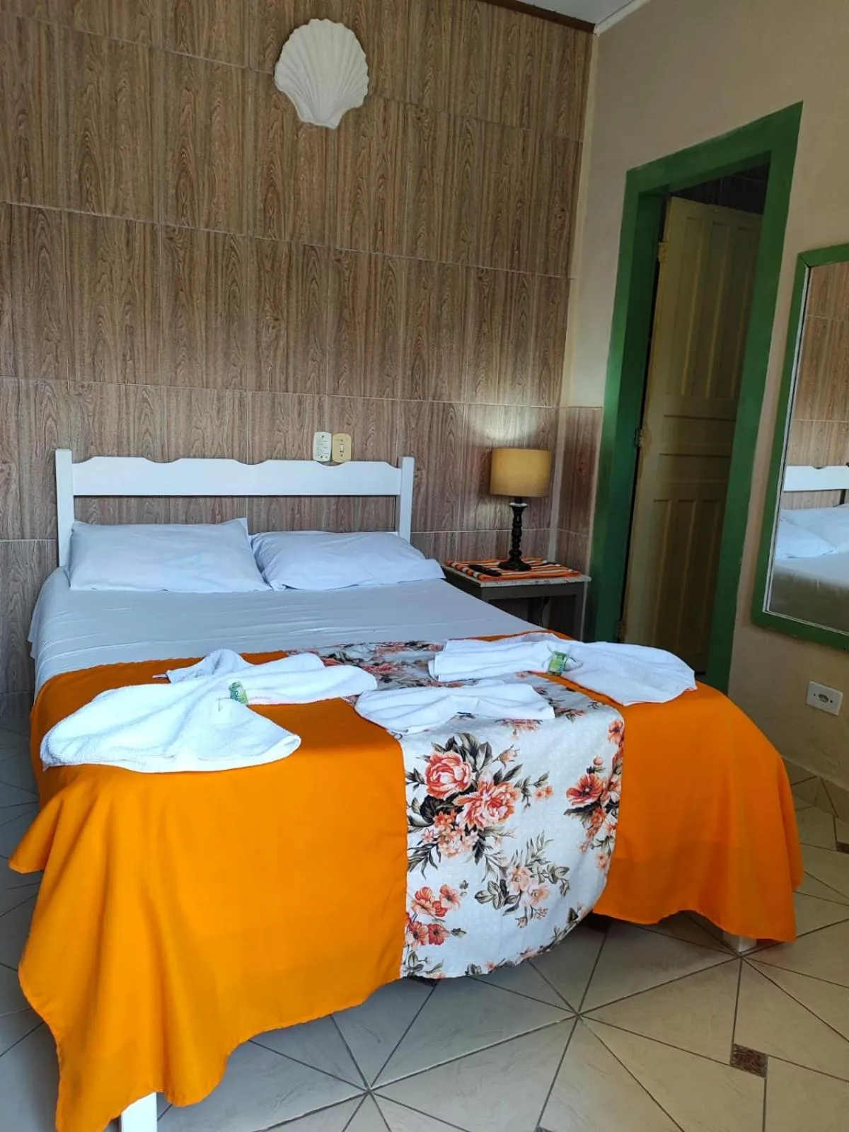 Bed in Pousada Florescer