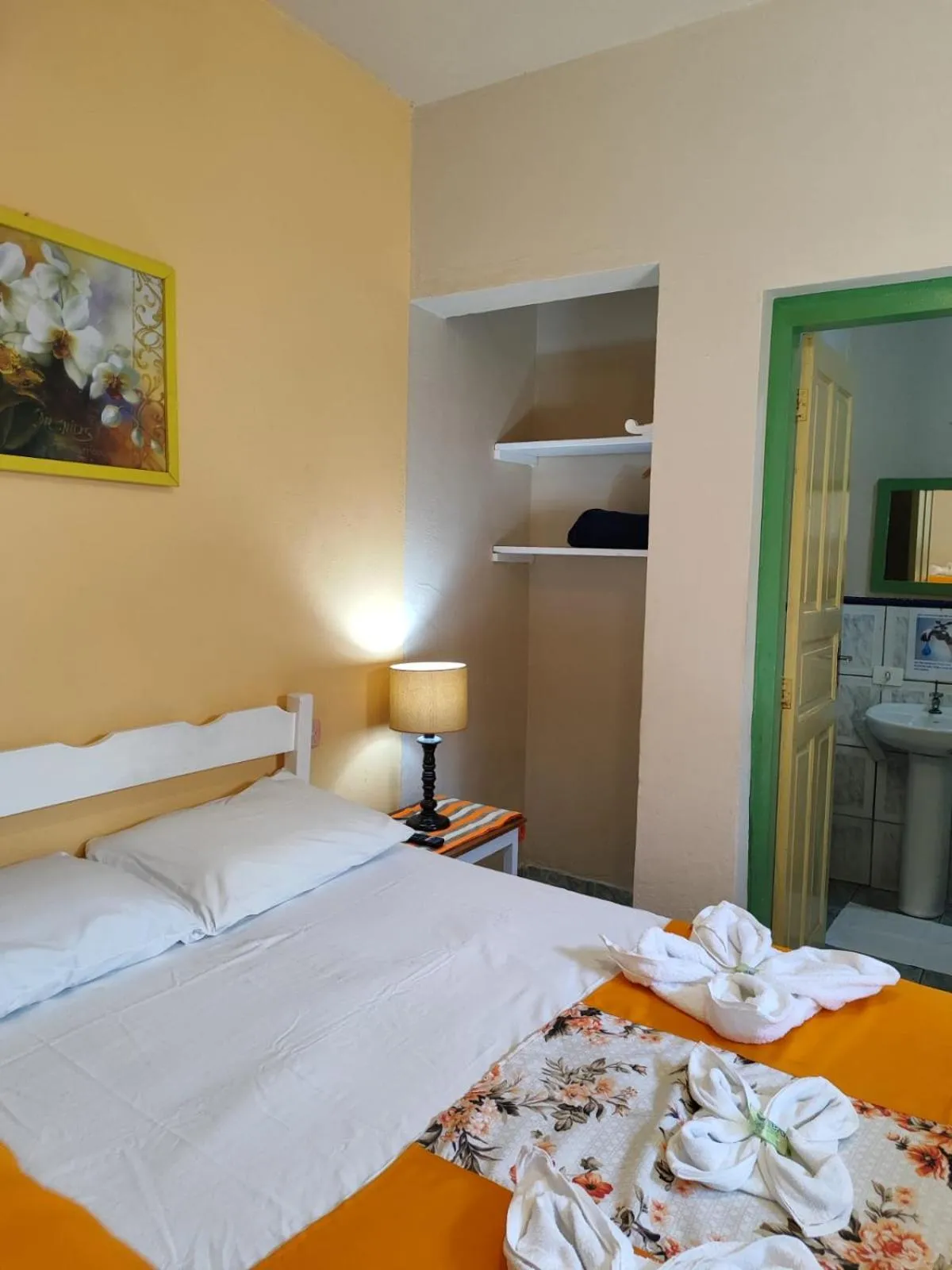 Bed in Pousada Florescer