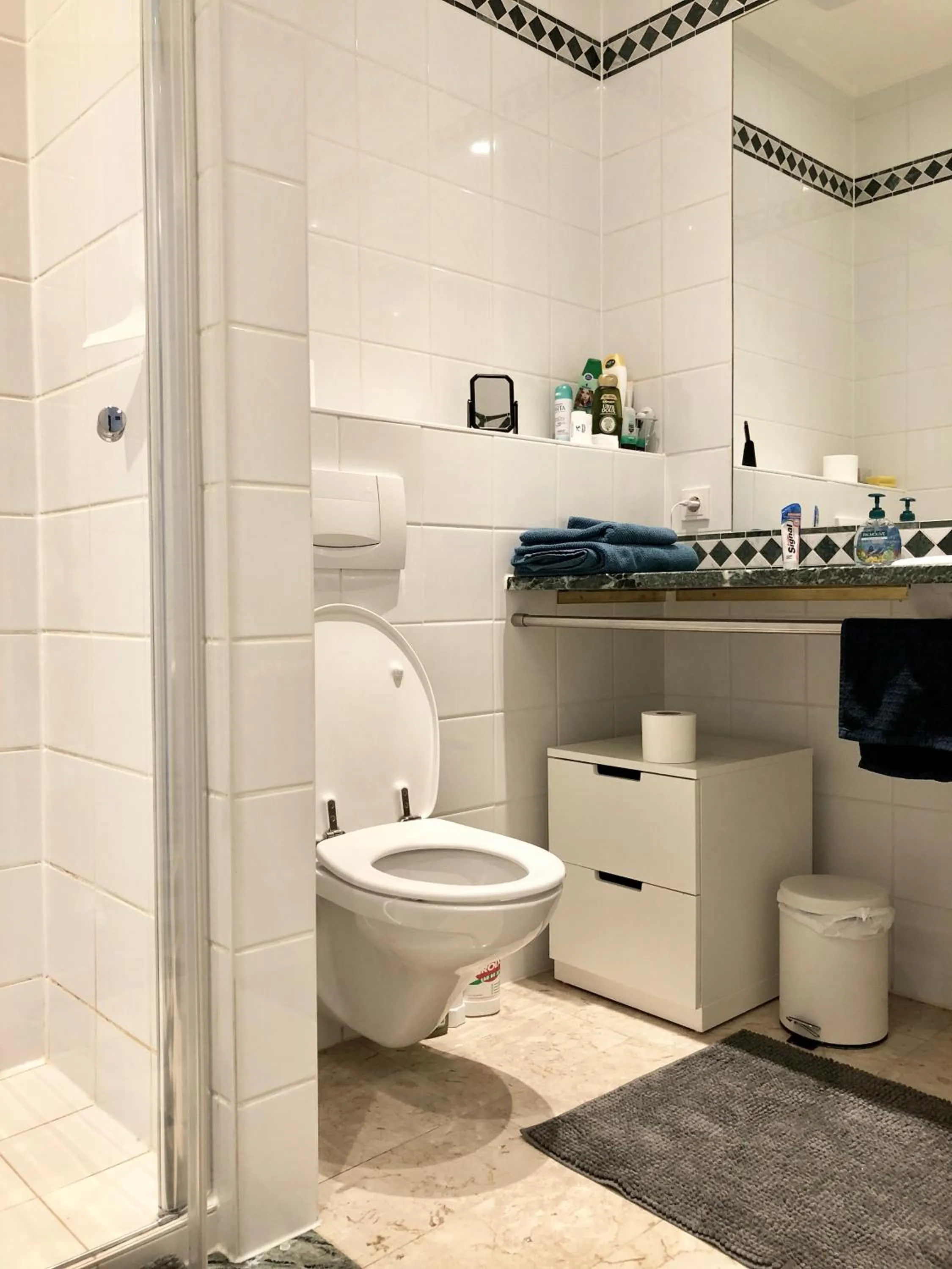 Shower in Spacious flat in the heart of the City Center! Ideal for a family!