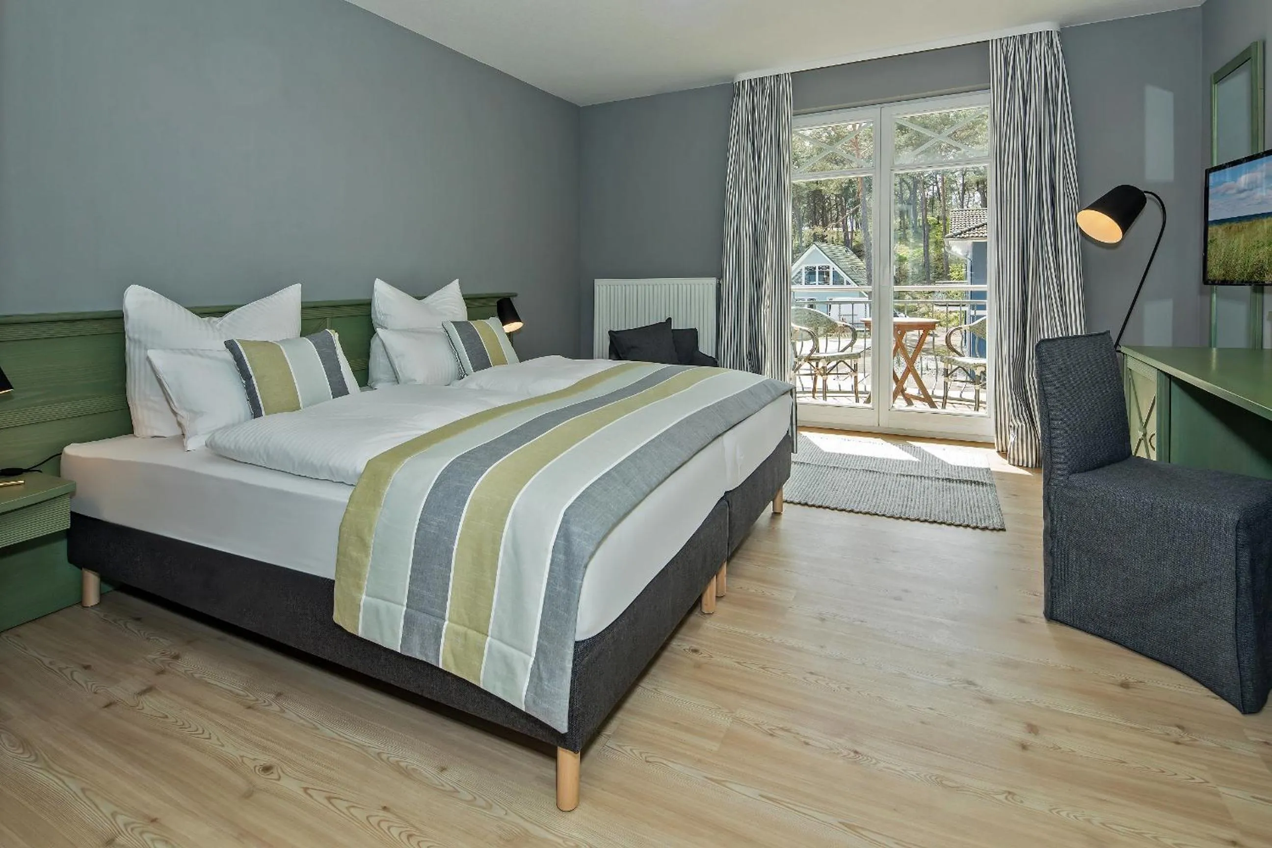 Bed in Upstalsboom Hotel Strandidyll