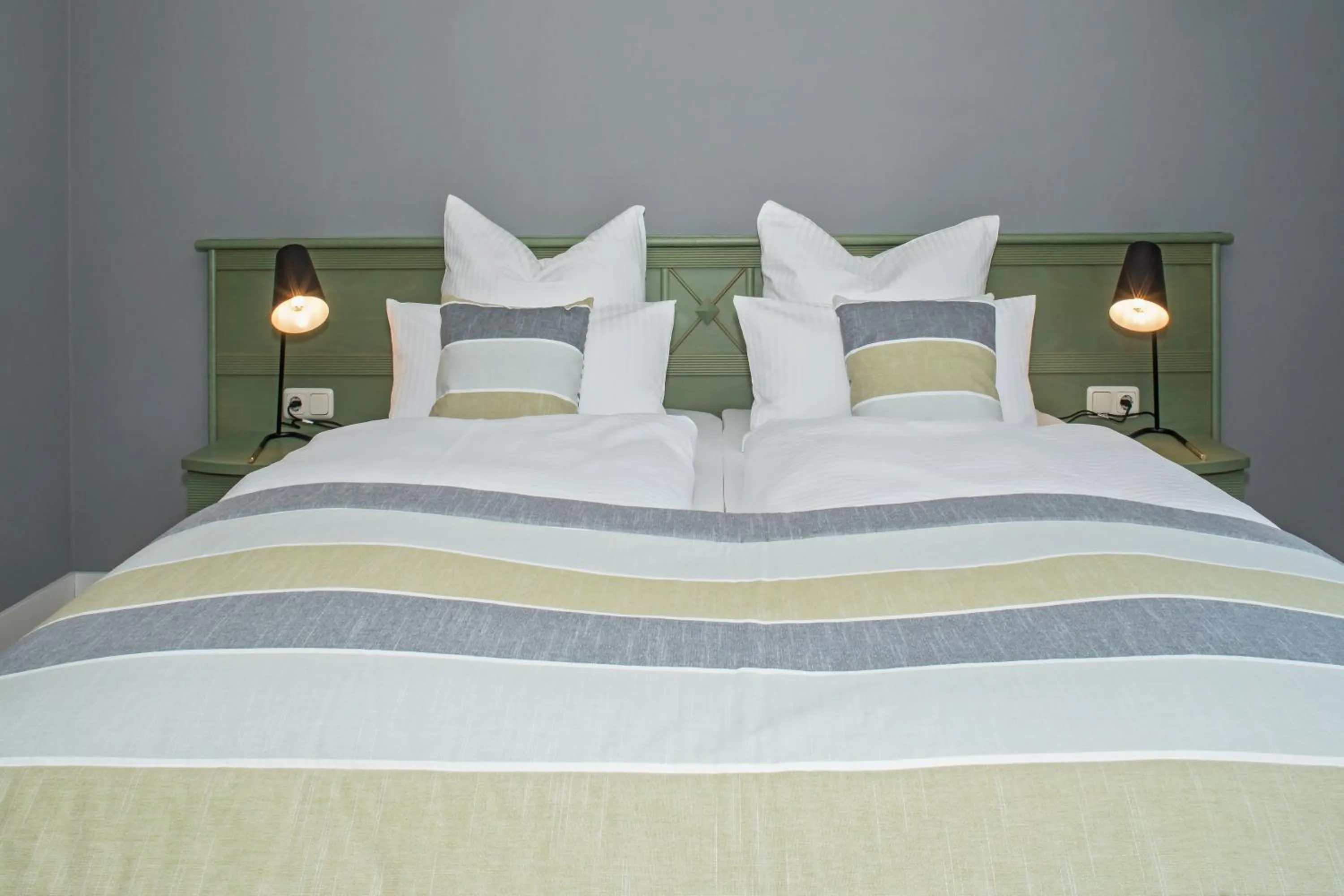 Bed in Upstalsboom Hotel Strandidyll