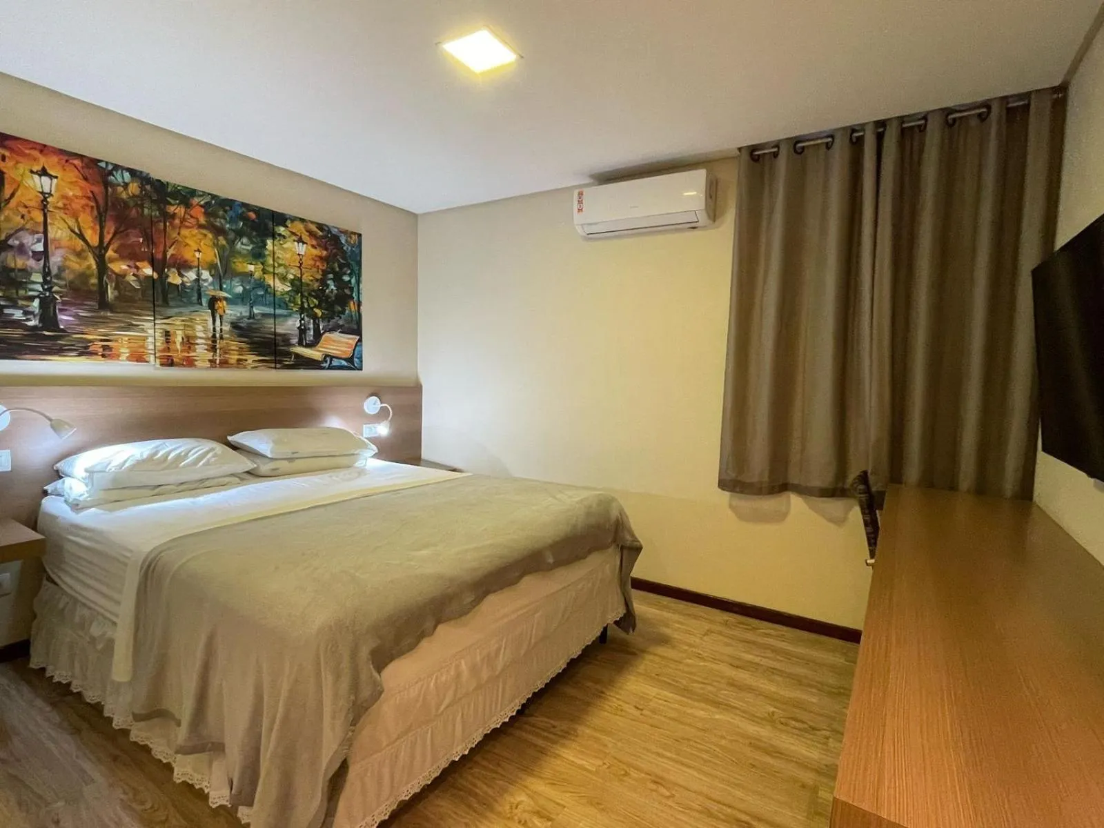 Bed in Pousada Le Baron