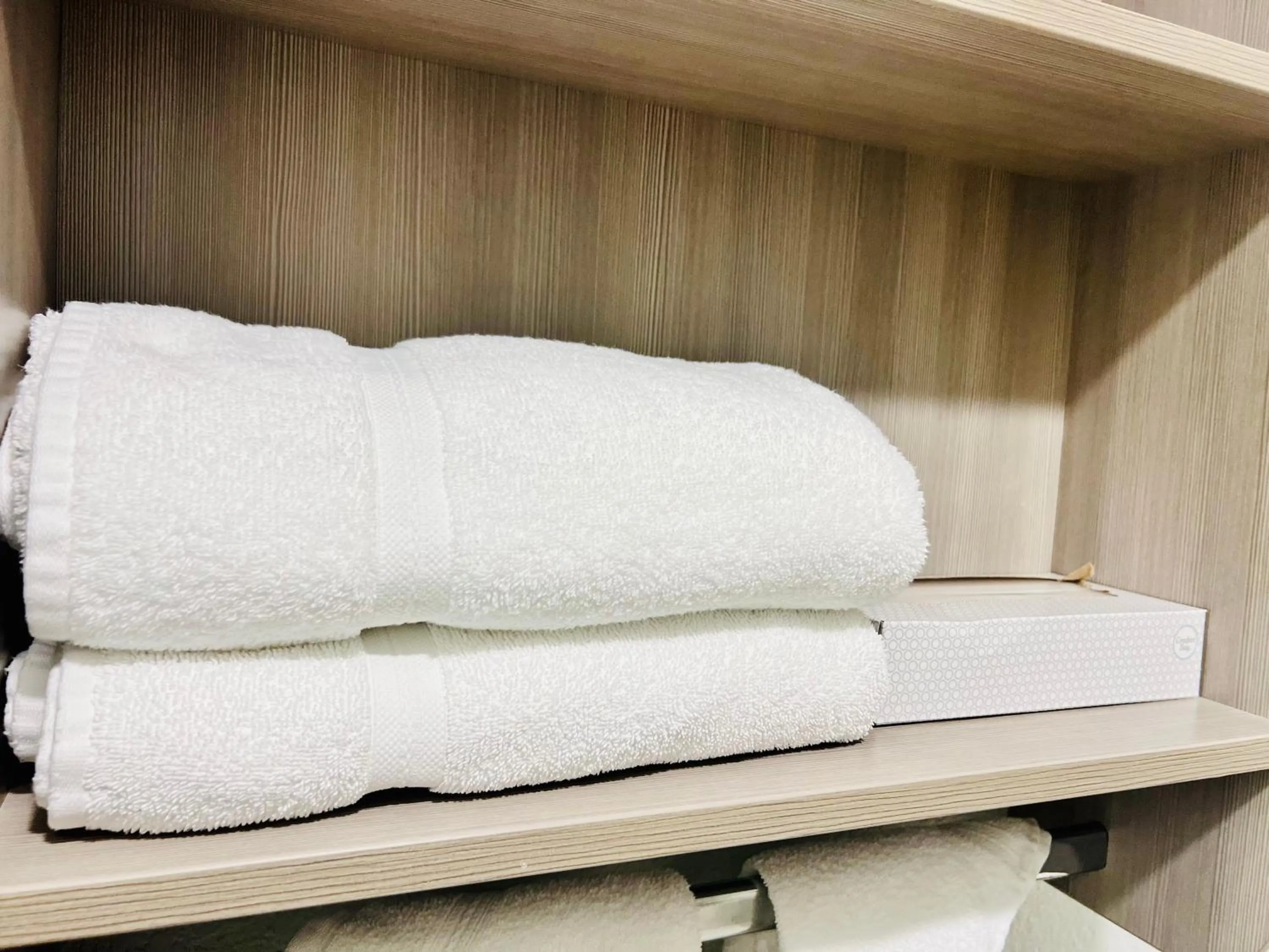 towels, Bed in Microtel Inn Georgetown - Lexington North