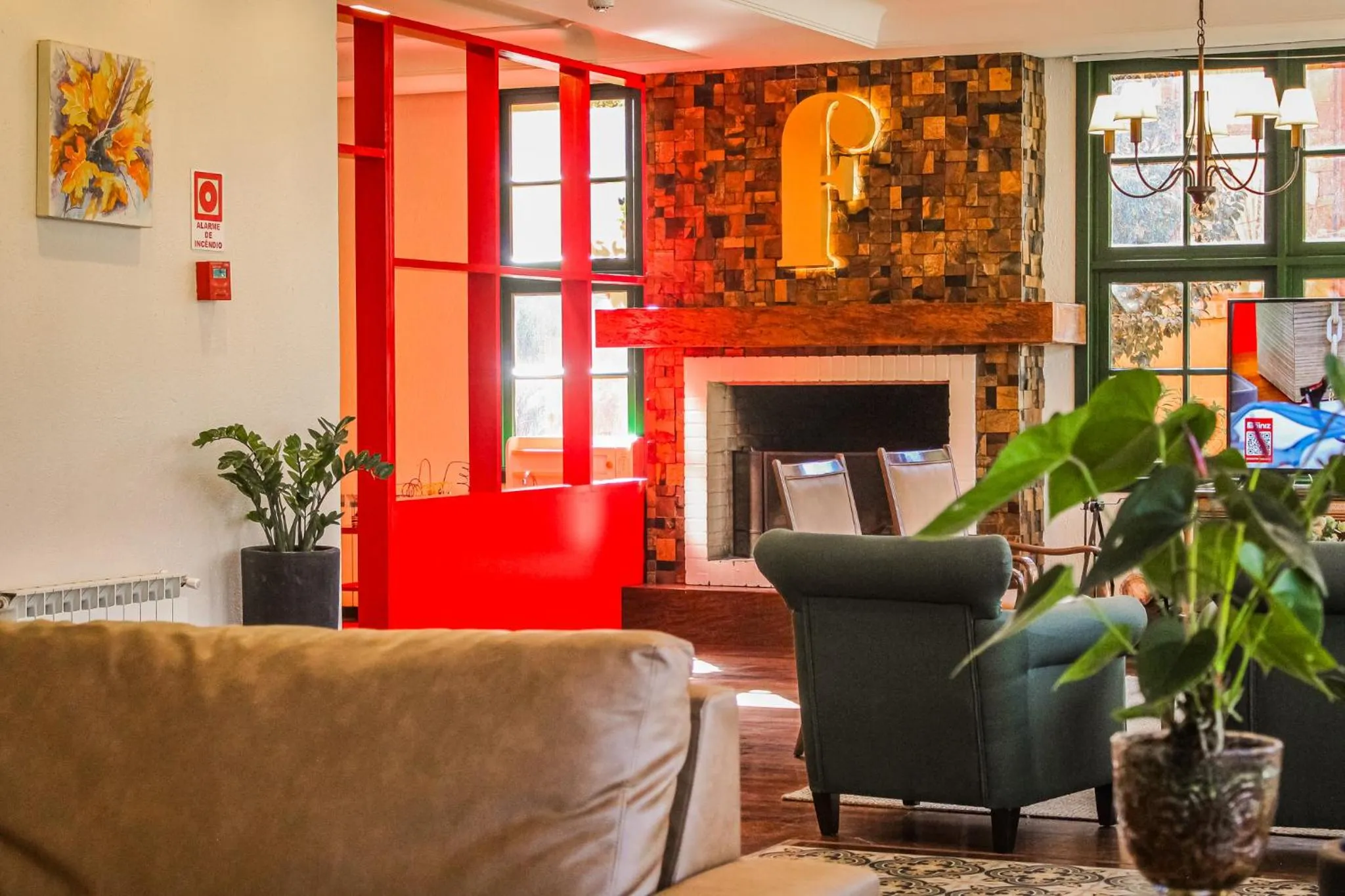 Seating area in Hotel Fioreze Origem