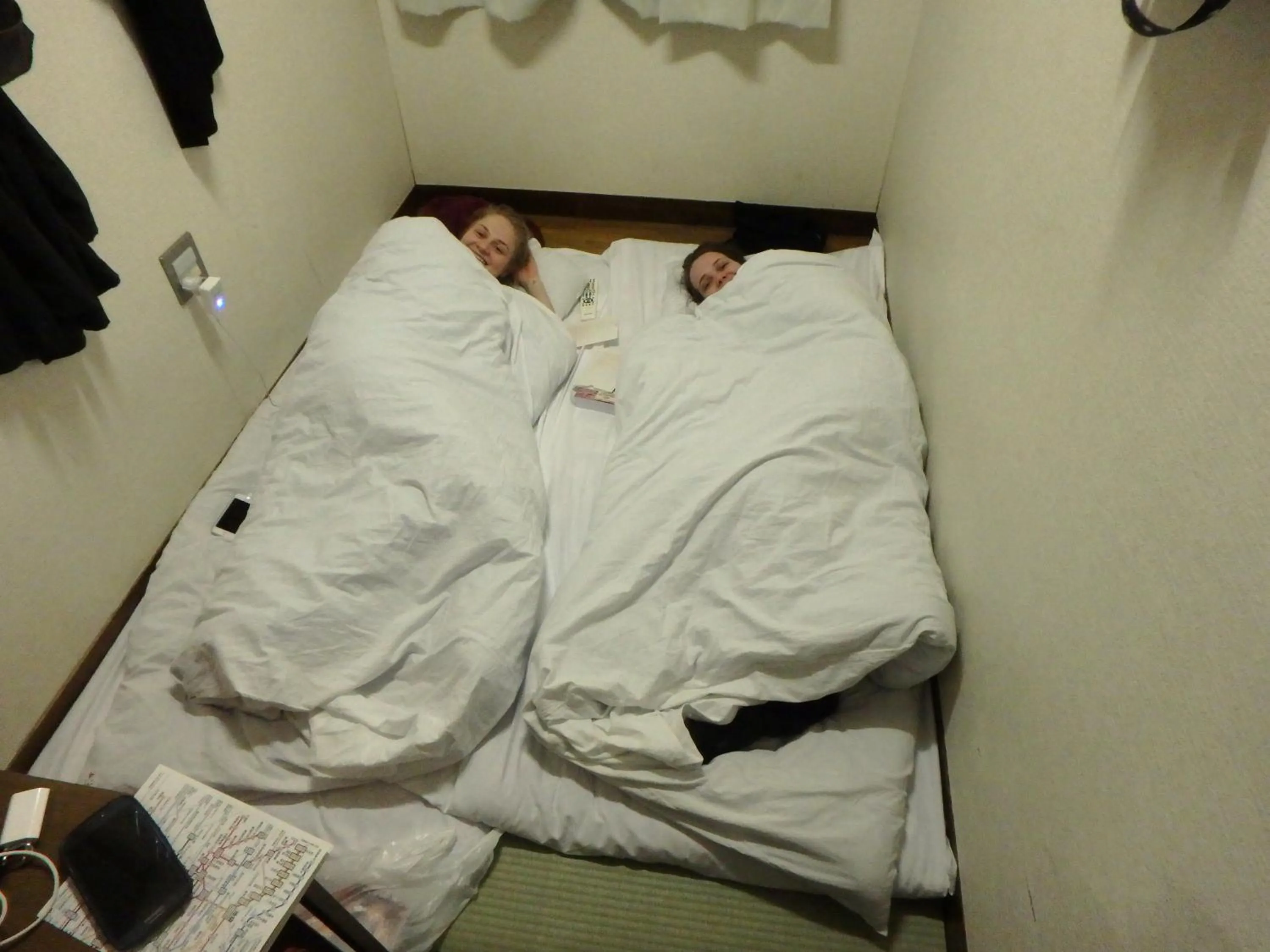 People in Economy Hotel Hoteiya