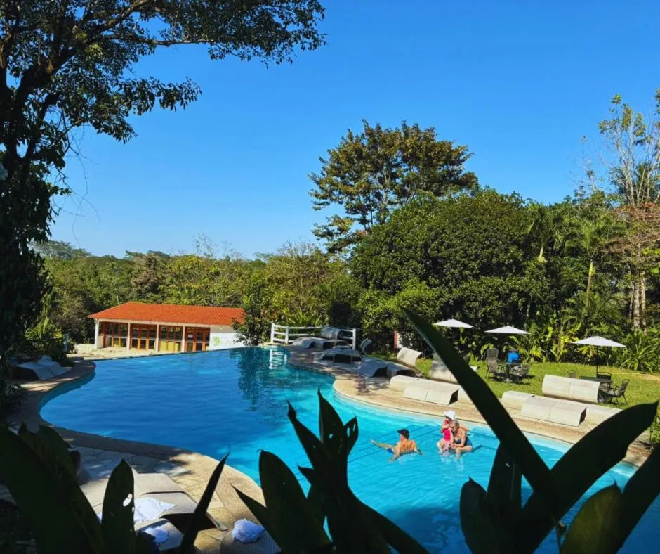 Swimming pool in Hotel La Aldea del Halach Huinic