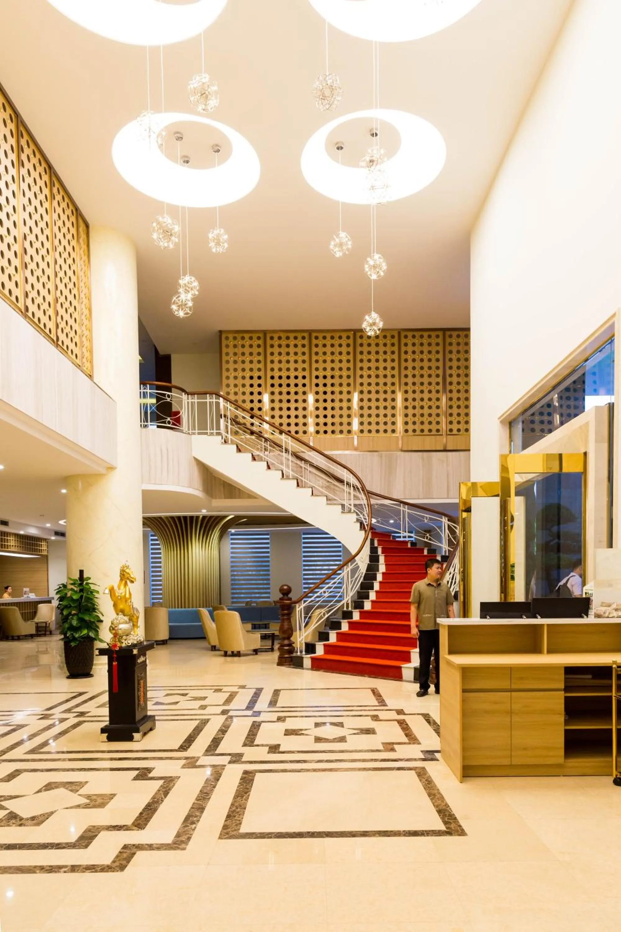 Lobby or reception in Muong Thanh Luxury Lang Son Hotel