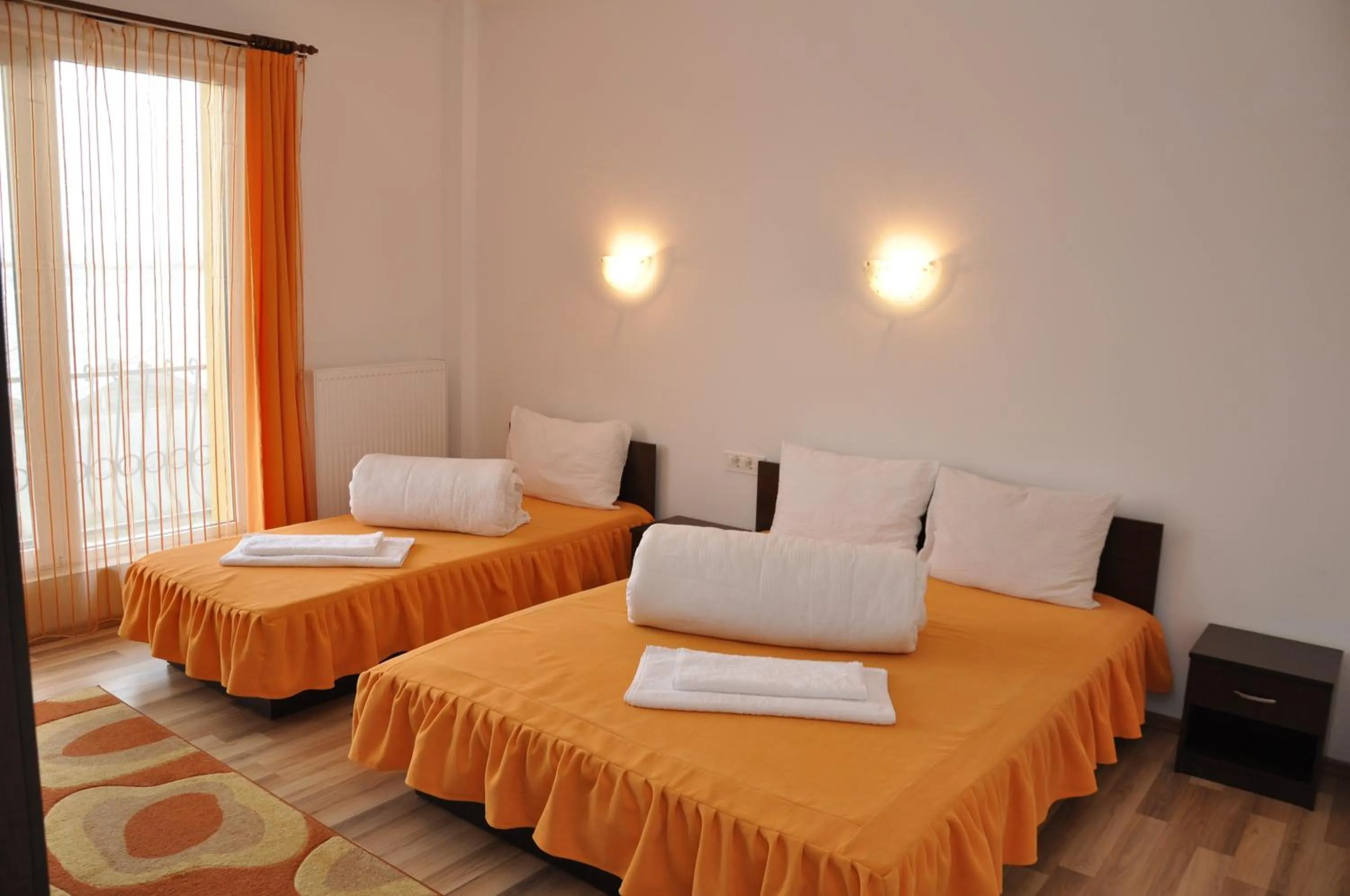 Bed in Pensiunea Zbor