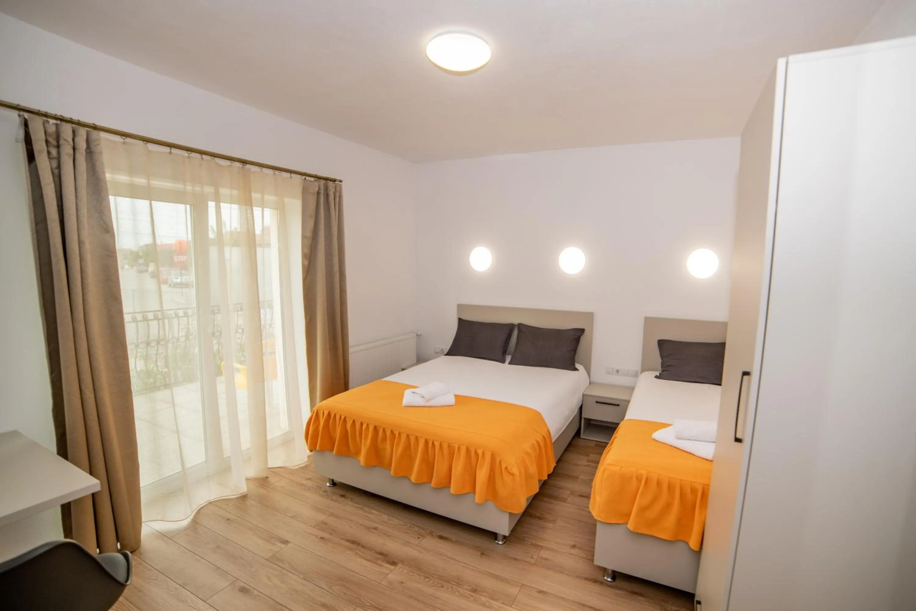 Bed in Pensiunea Zbor