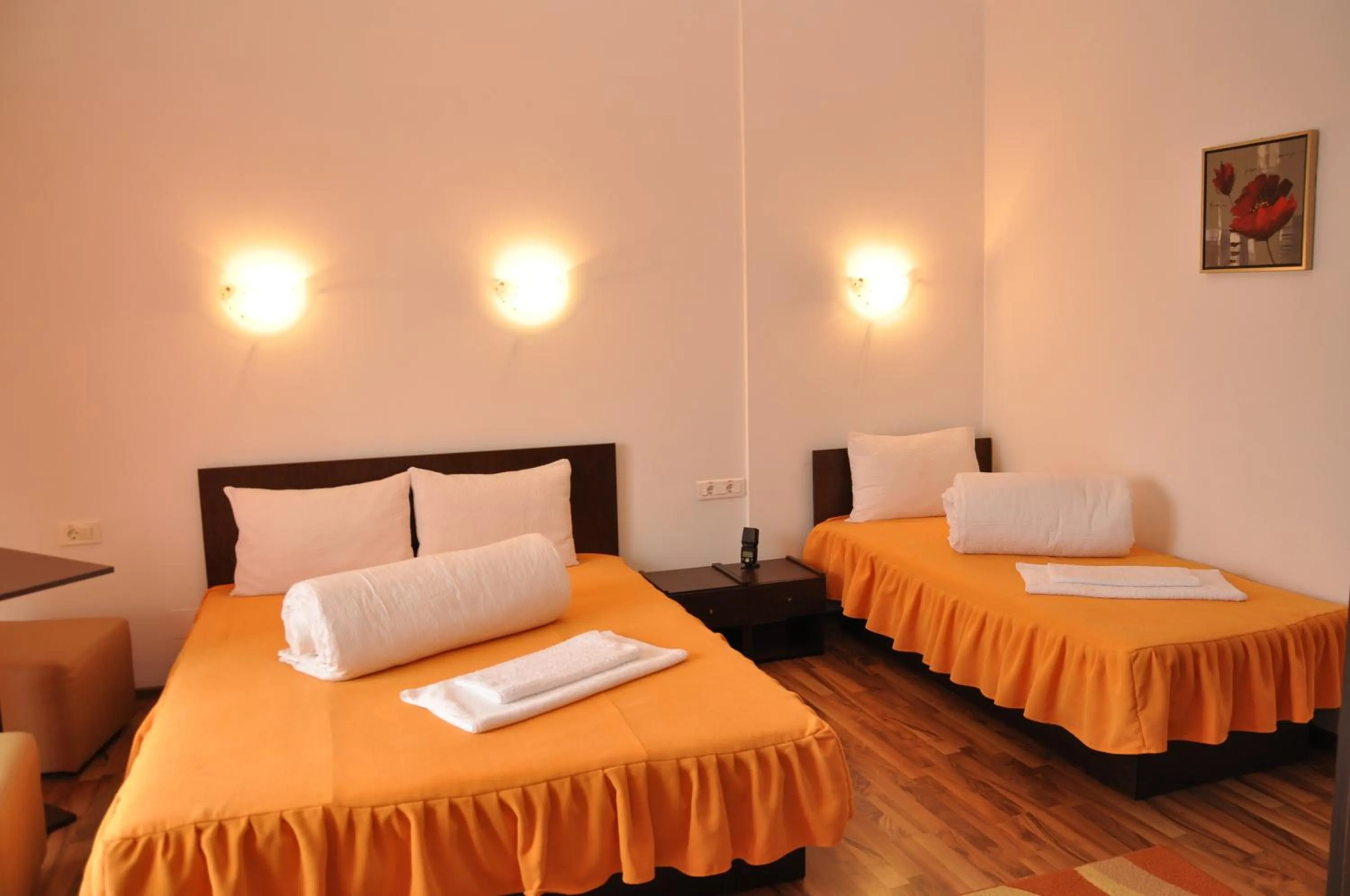 Bed in Pensiunea Zbor