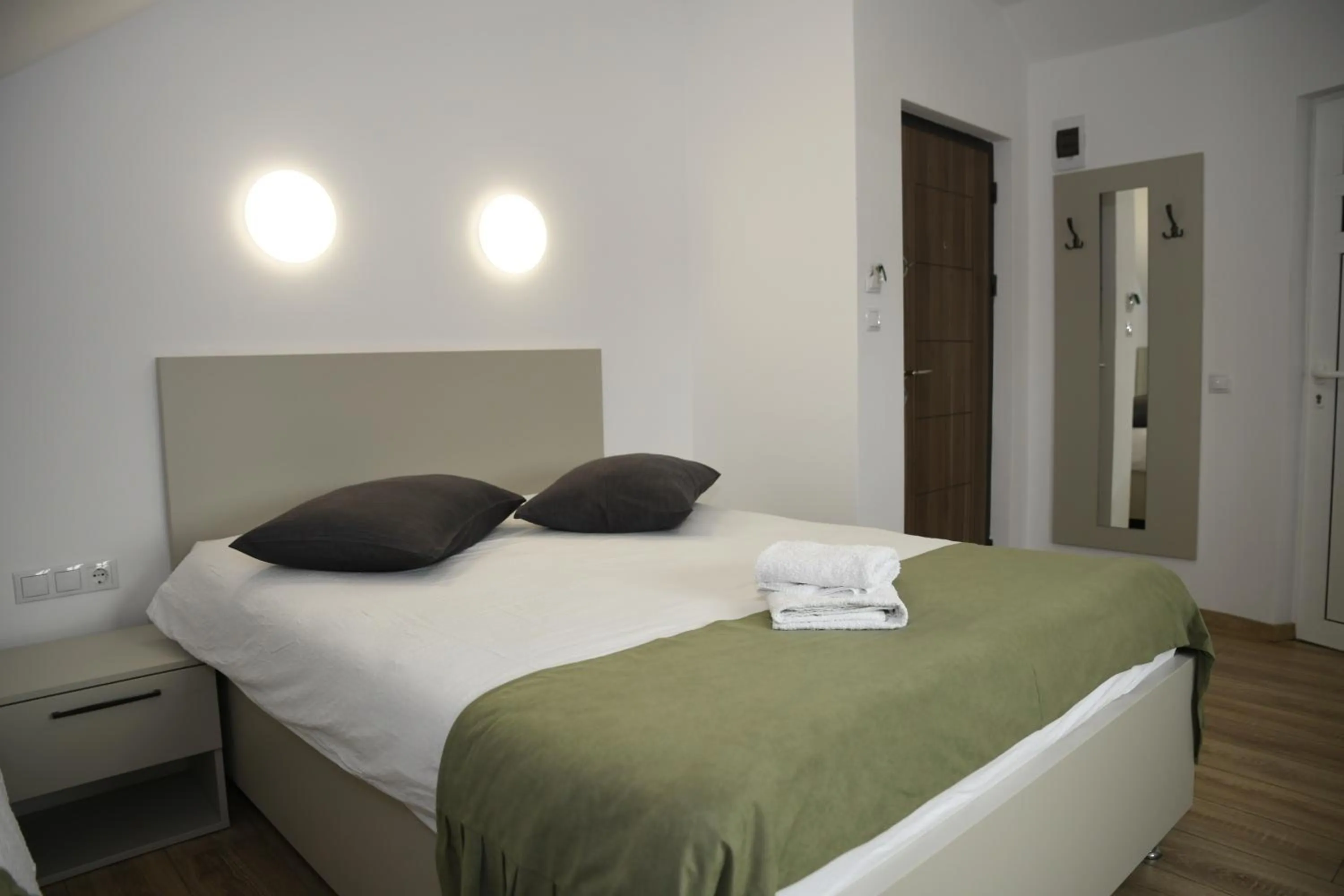 Bed in Pensiunea Zbor