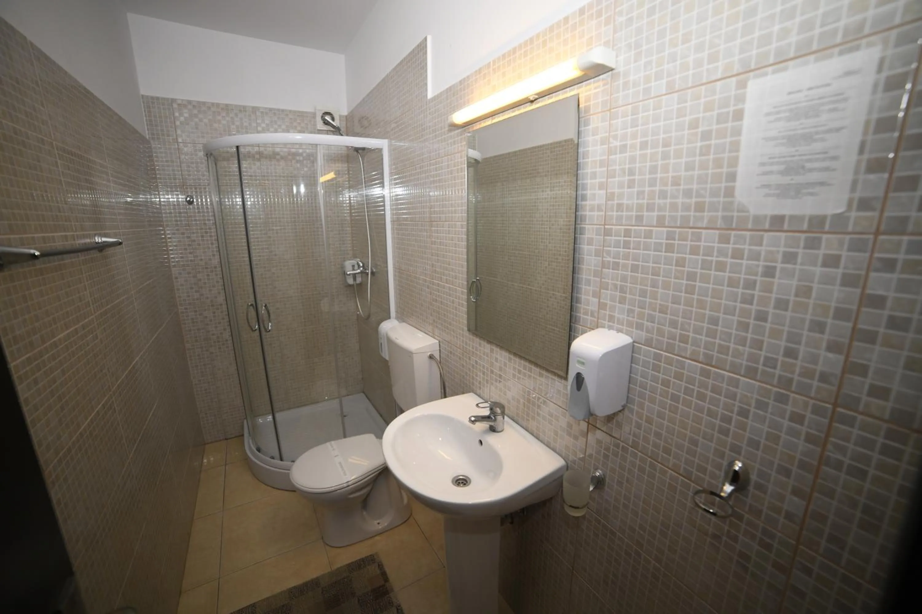 Bathroom in Pensiunea Zbor